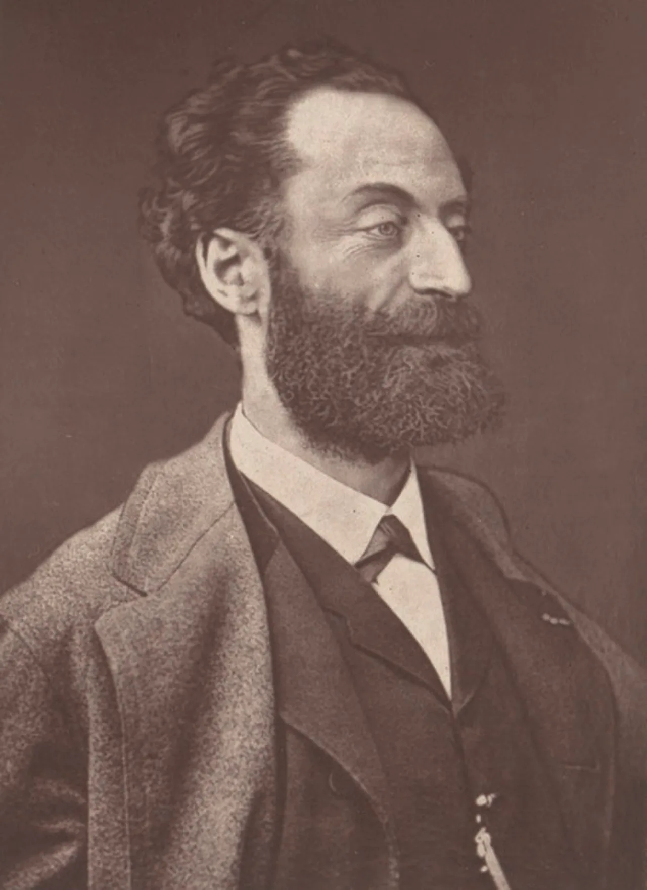 Porträt von Ernest Cézanne (1830–1876) – Gedenkseite