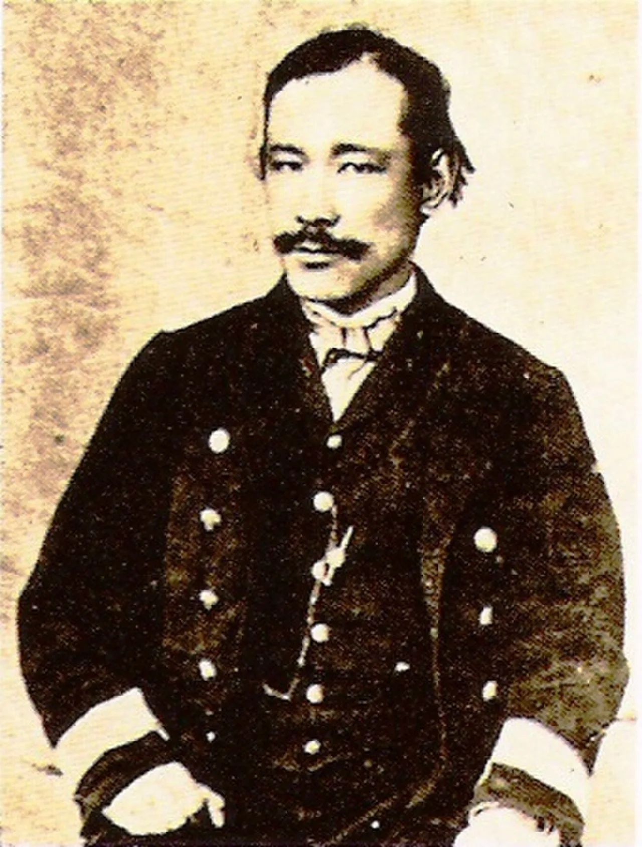 Porträt von Arai Ikunosuke (1836–1909) – Gedenkseite