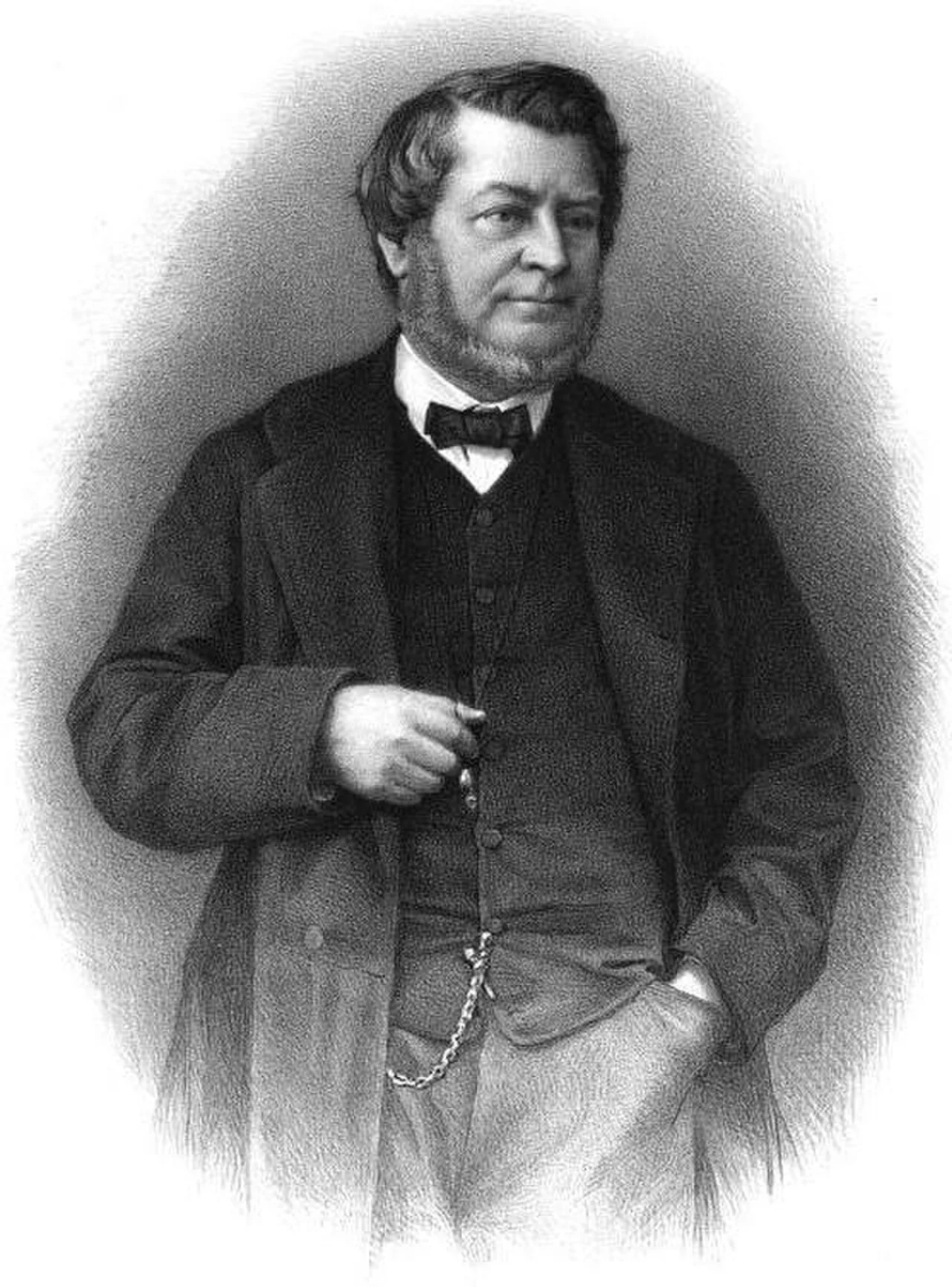 Porträt von Adolphe Guéroult (1810–1872) – Gedenkseite