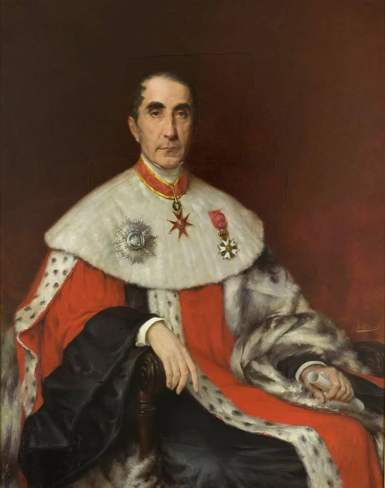 Porträt von Adrien Marie Devienne (1802–1883) – Gedenkseite