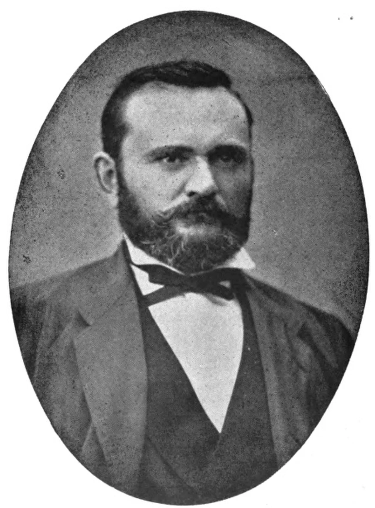 Porträt von Alphonse Tavan (1833–1905) – Gedenkseite