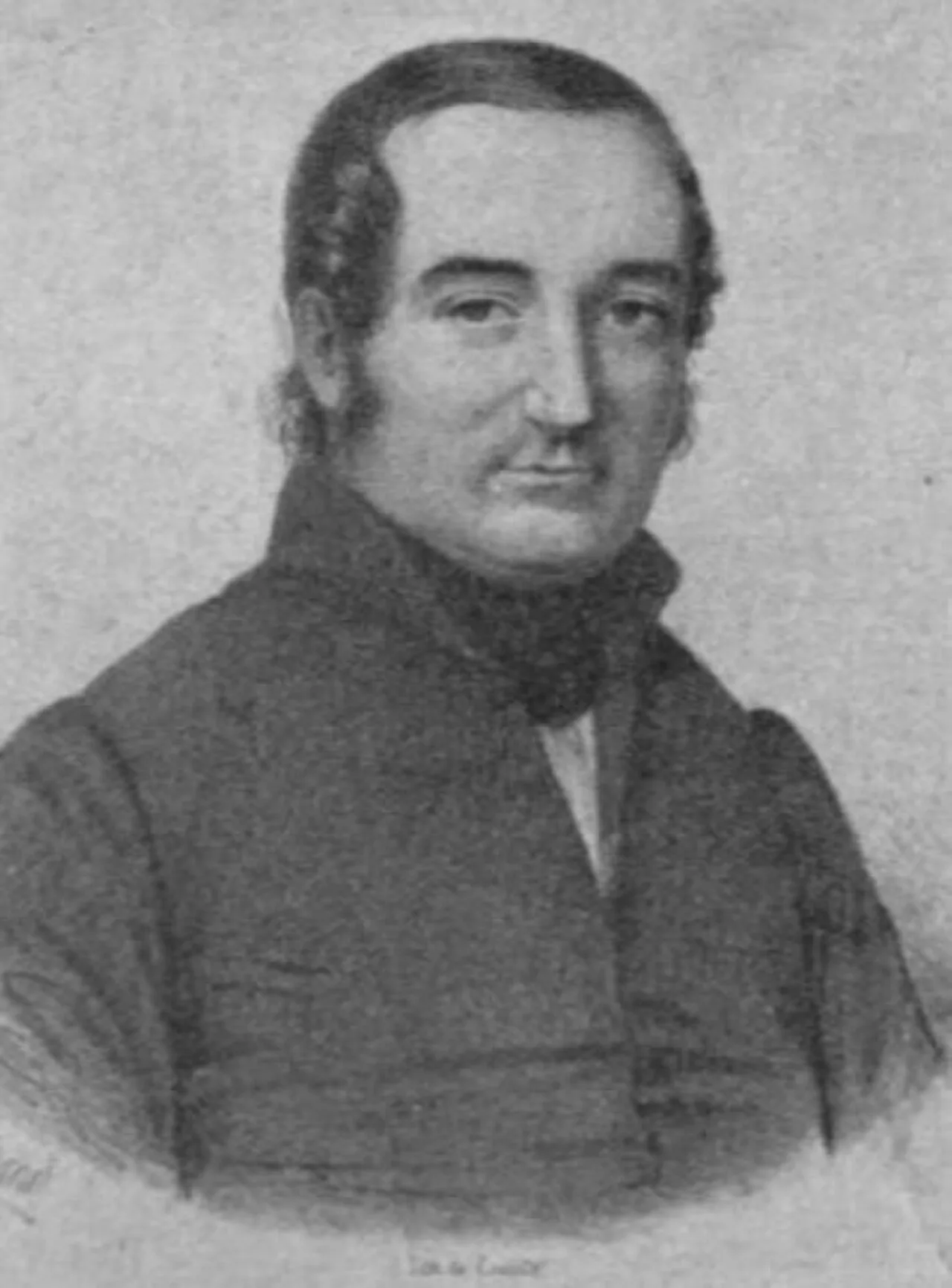 Porträt von Eugène Genoude (1792–1849) – Gedenkseite