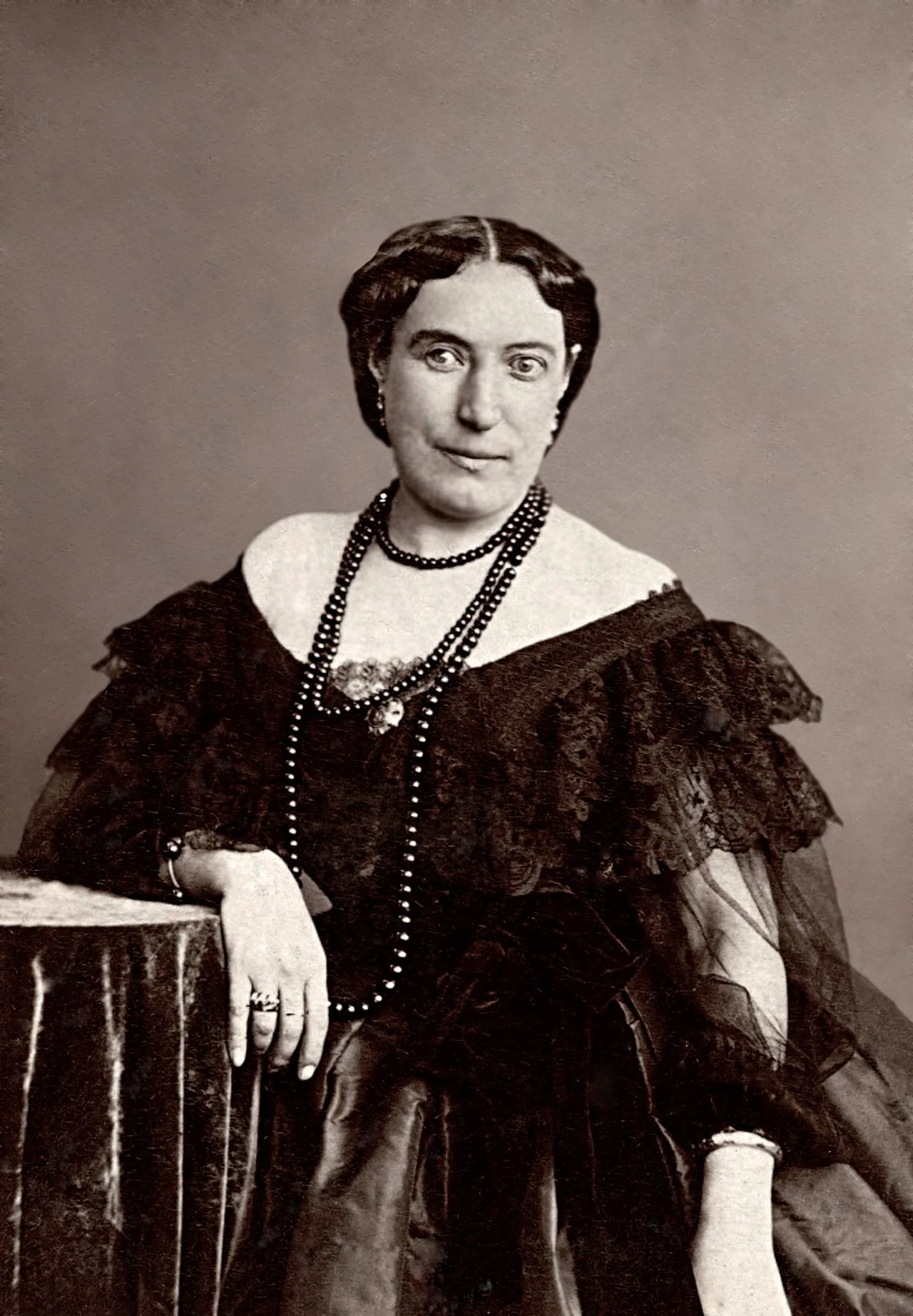 Porträt von Augustine Brohan (1824–1893) – Gedenkseite