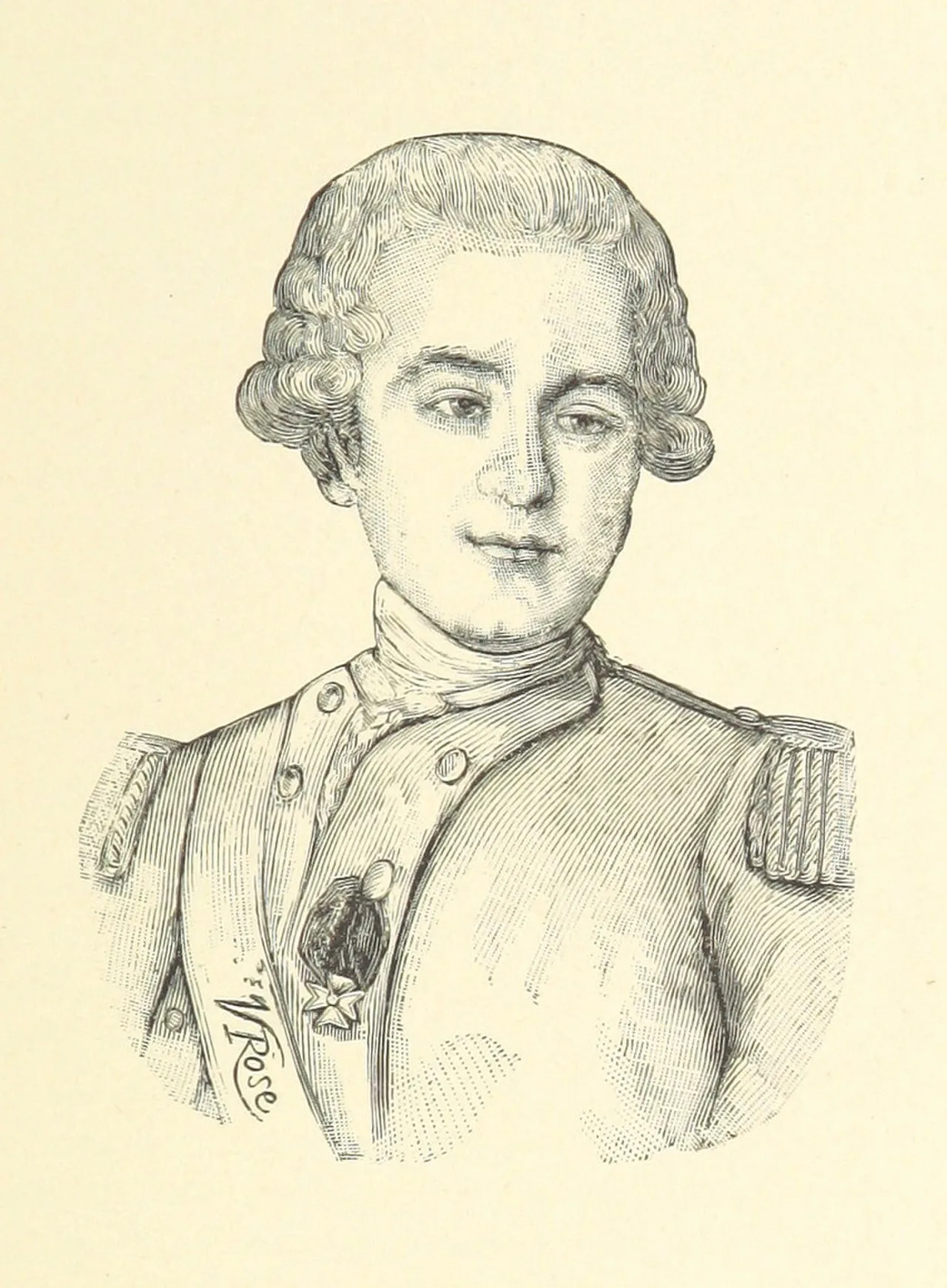 Porträt von Marie Just Antoine de La Rivoire de La Tourrette (1751–1819) – Gedenkseite
