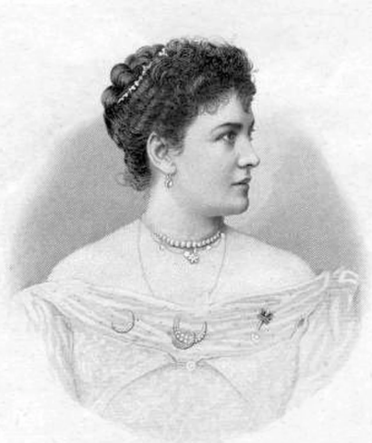 Porträt von Lillian Nordica (1857–1914) – Gedenkseite
