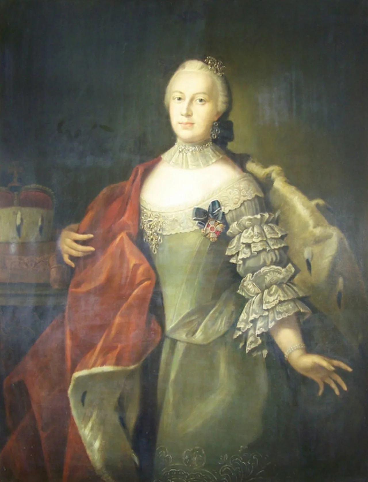 Porträt von Christiane Sophie Charlotte von Brandenburg-Kulmbach (1733–1757) – Gedenkseite