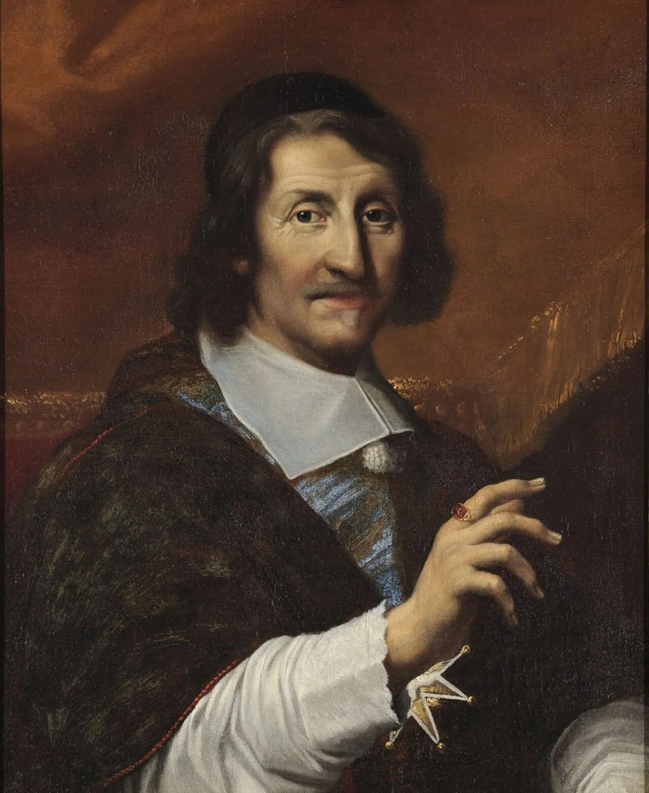 Porträt von Camille de Neufville de Villeroy (1606–1693) – Gedenkseite