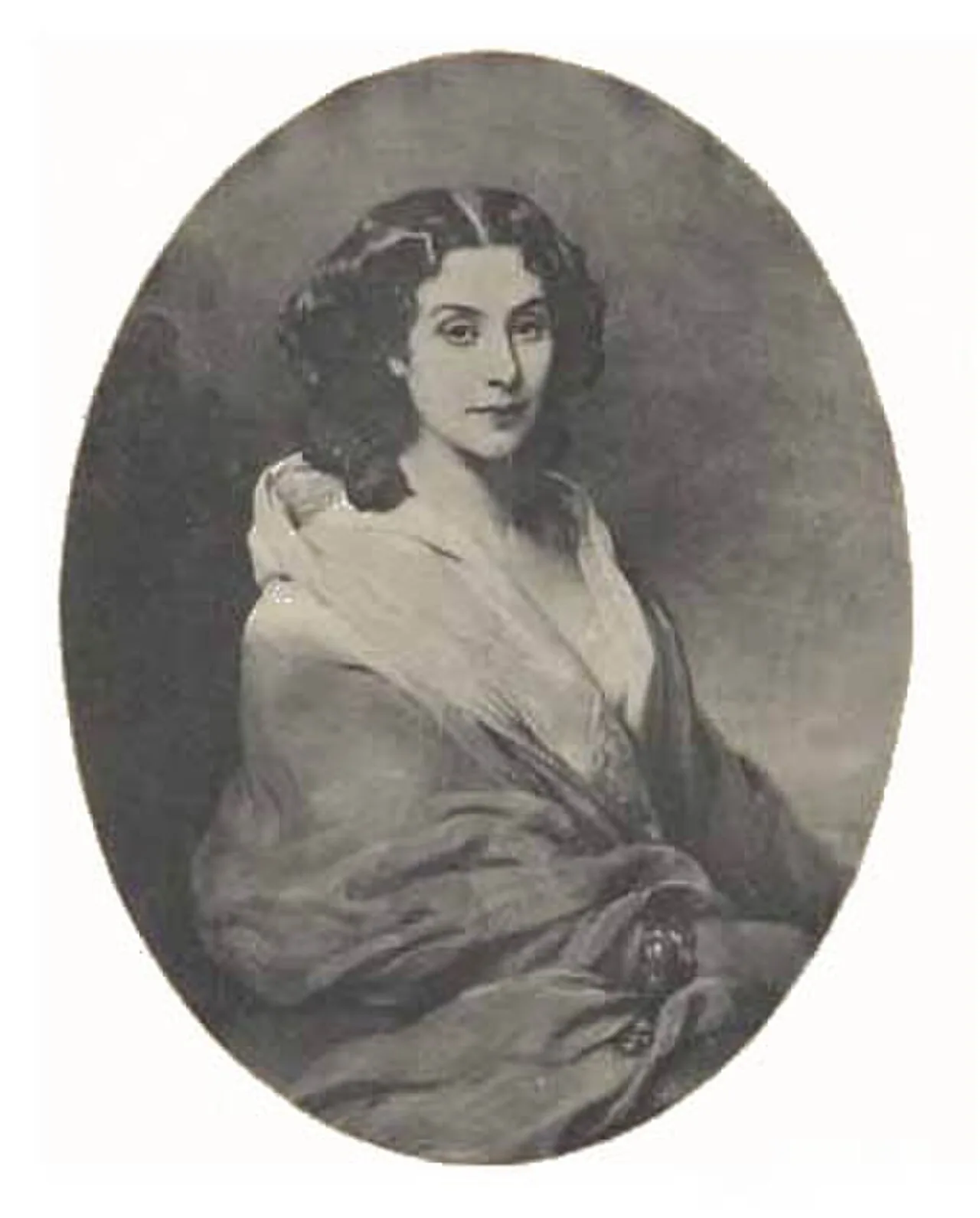 Porträt von Sofja Andrejewna Gagarina (1822–1908) – Gedenkseite