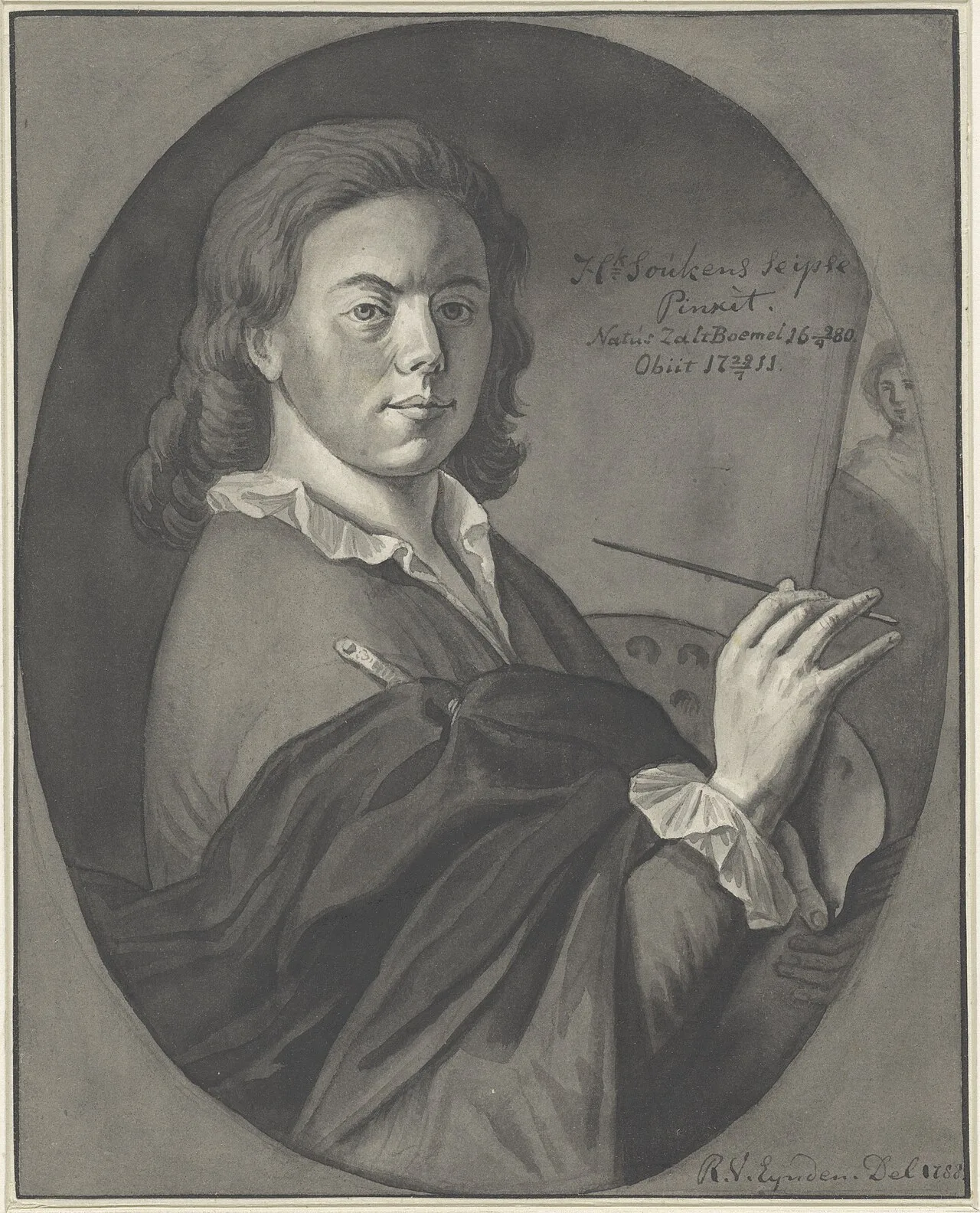 Porträt von Hendrik Soukens (1680–1711) – Gedenkseite