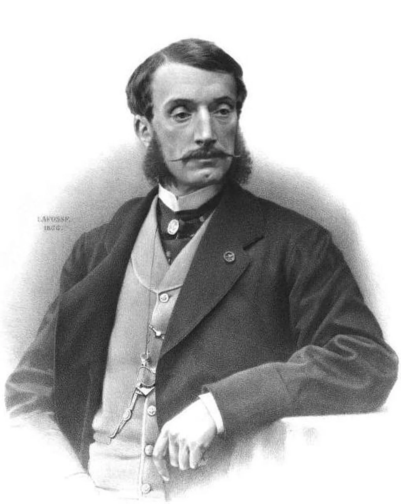 Portrait of Charles de La Guéronnière (1827–1866) – memorial page