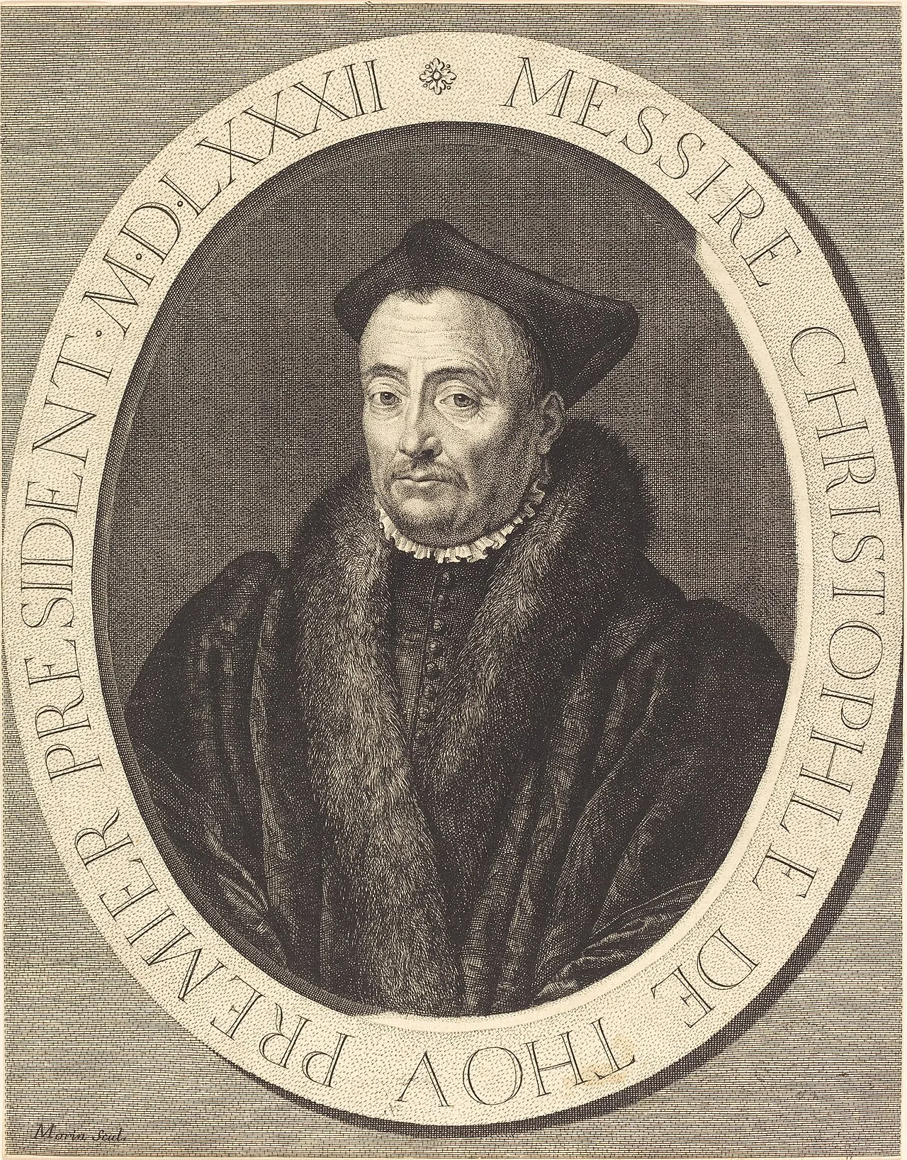 Portrait of Christophe de Thou (1508–1582) – memorial page