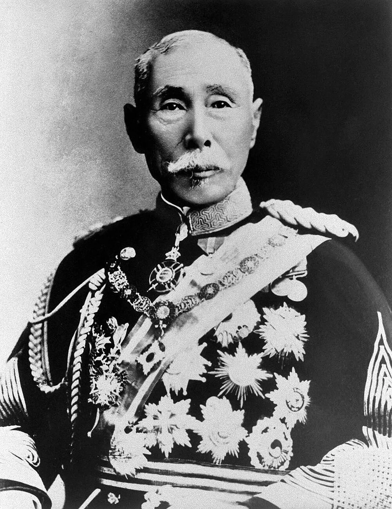 Porträt von Yamagata Aritomo (1838–1922) – Gedenkseite
