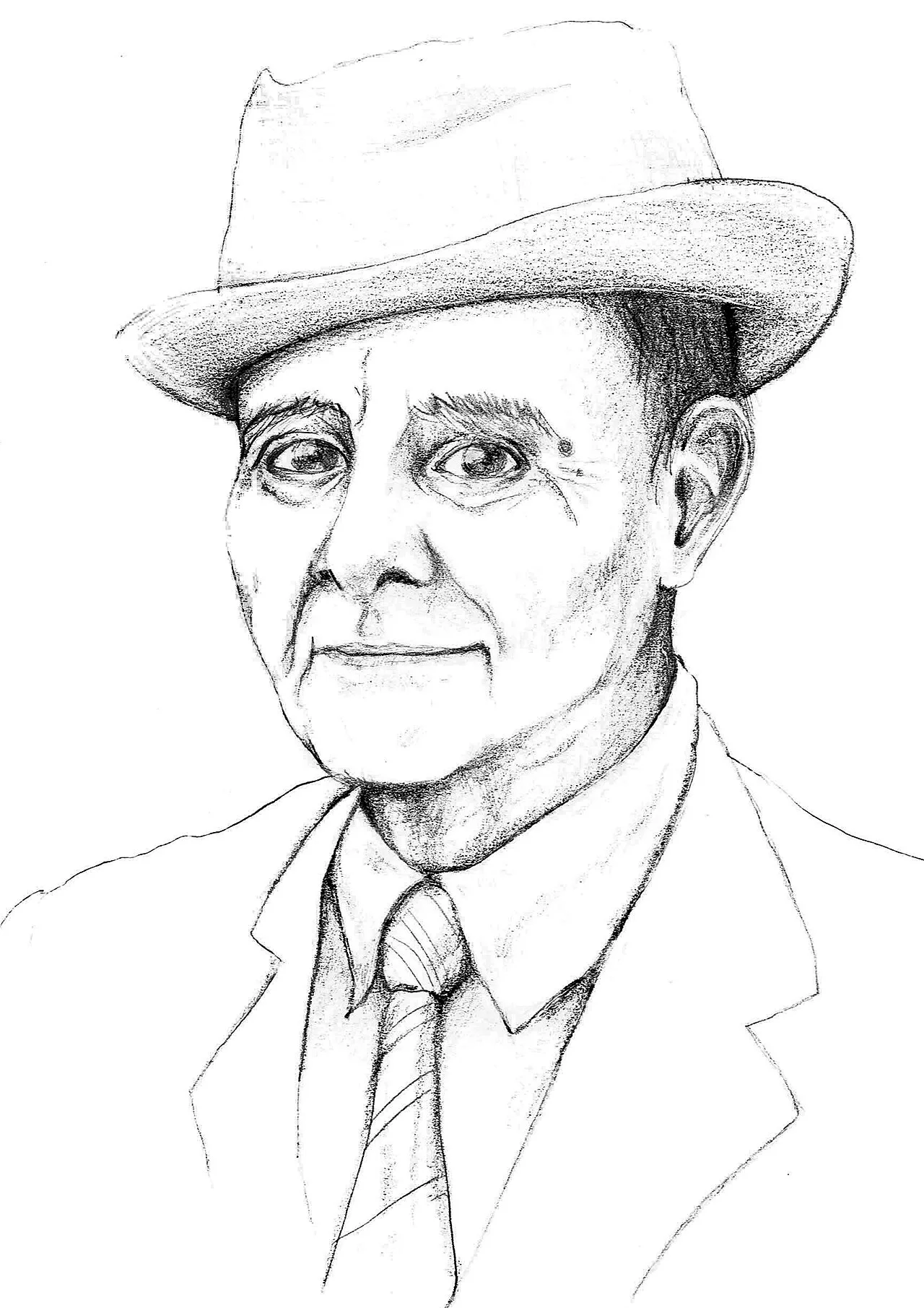 Porträt von Josep Vicenç Foix i Mas (1893–1987) – Gedenkseite