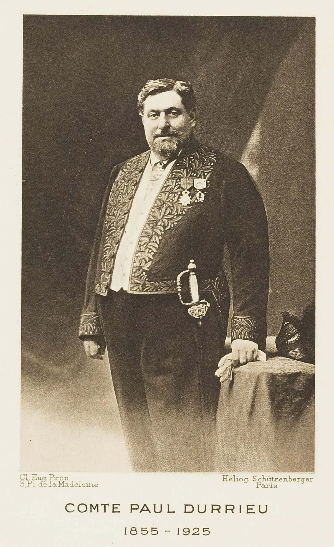 Porträt von Paul Durrieu (1855–1925) – Gedenkseite