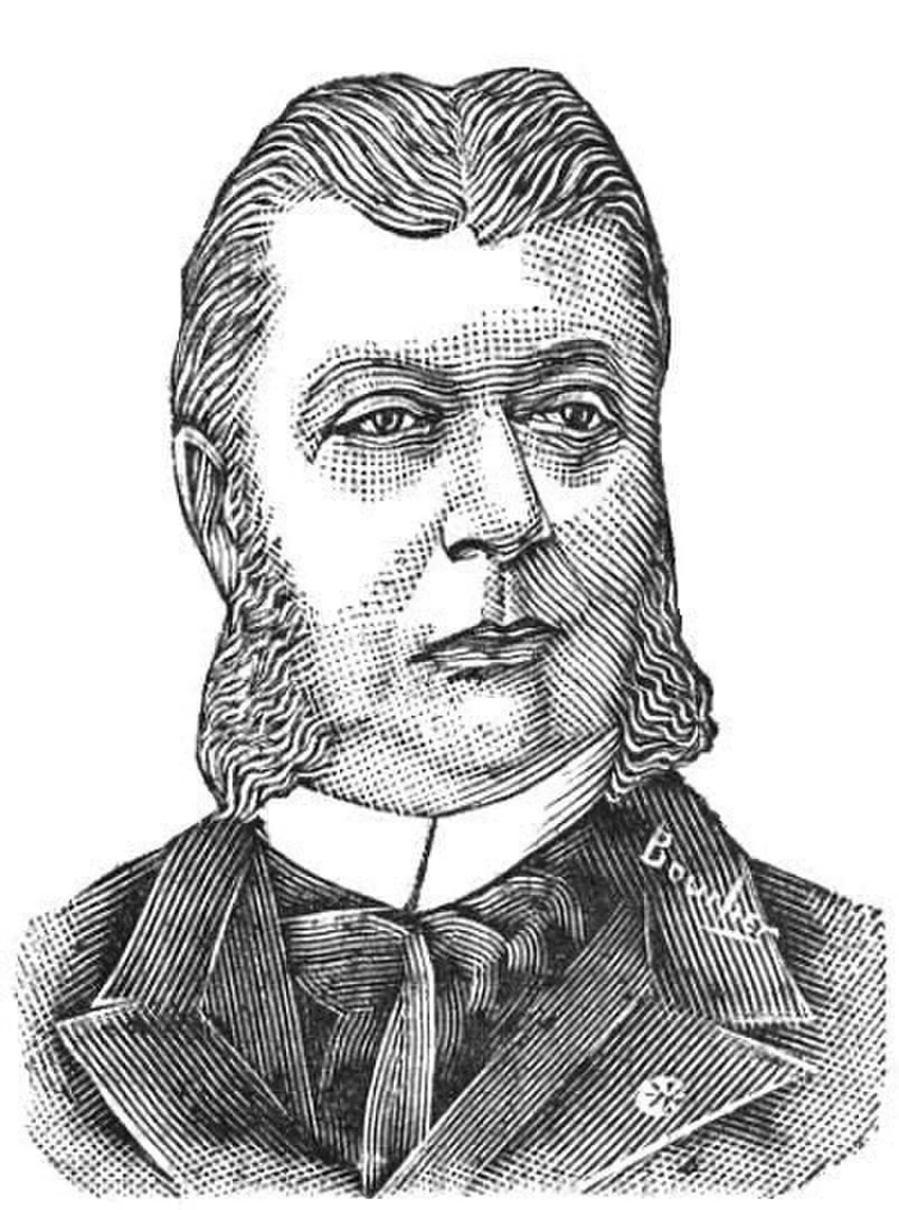 Porträt von Ernest Hendlé (1844–1900) – Gedenkseite