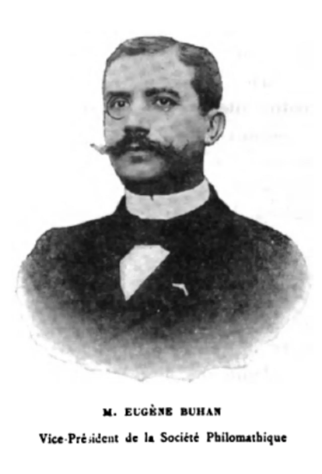 Porträt von Eugène Buhan (1854–1936) – Gedenkseite