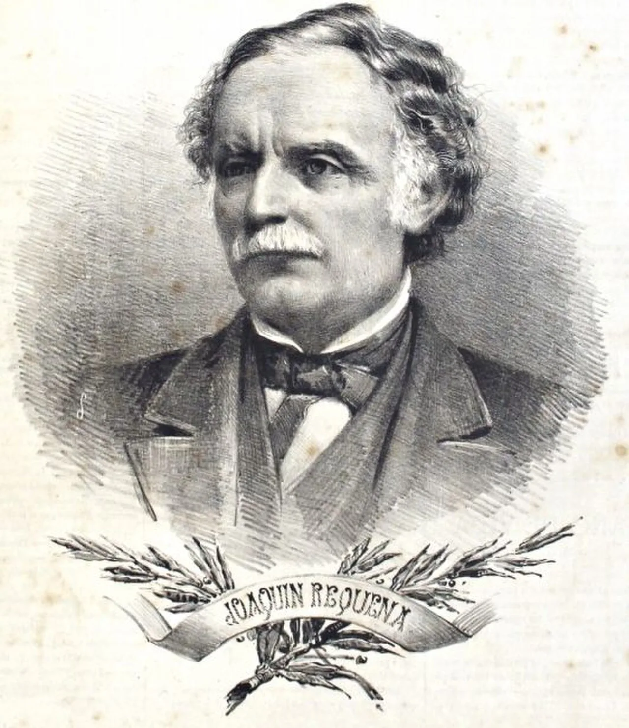 Porträt von Joaquín Requena (1808–1901) – Gedenkseite