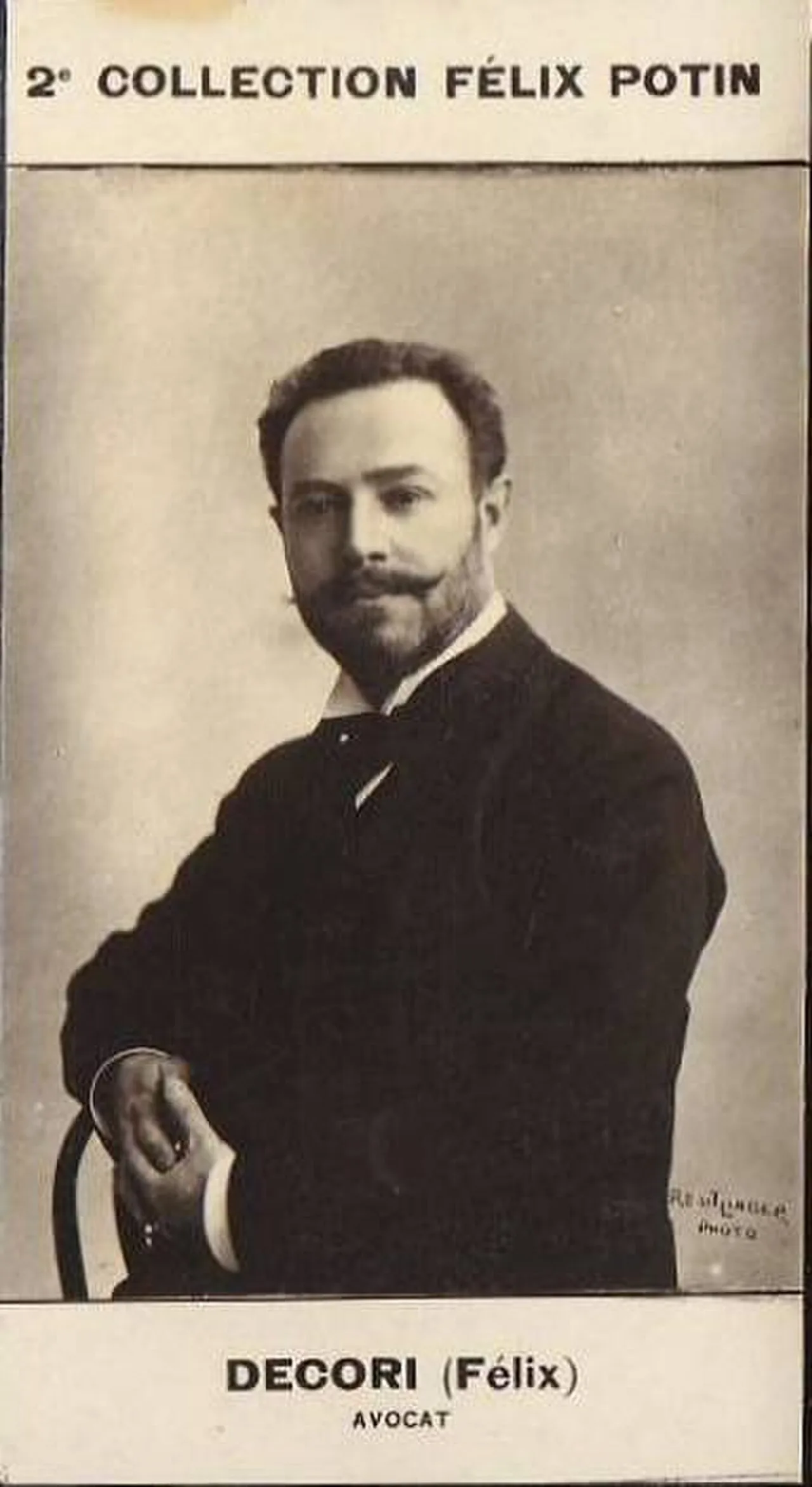 Portrait of Félix Decori (1860–1915) – memorial page
