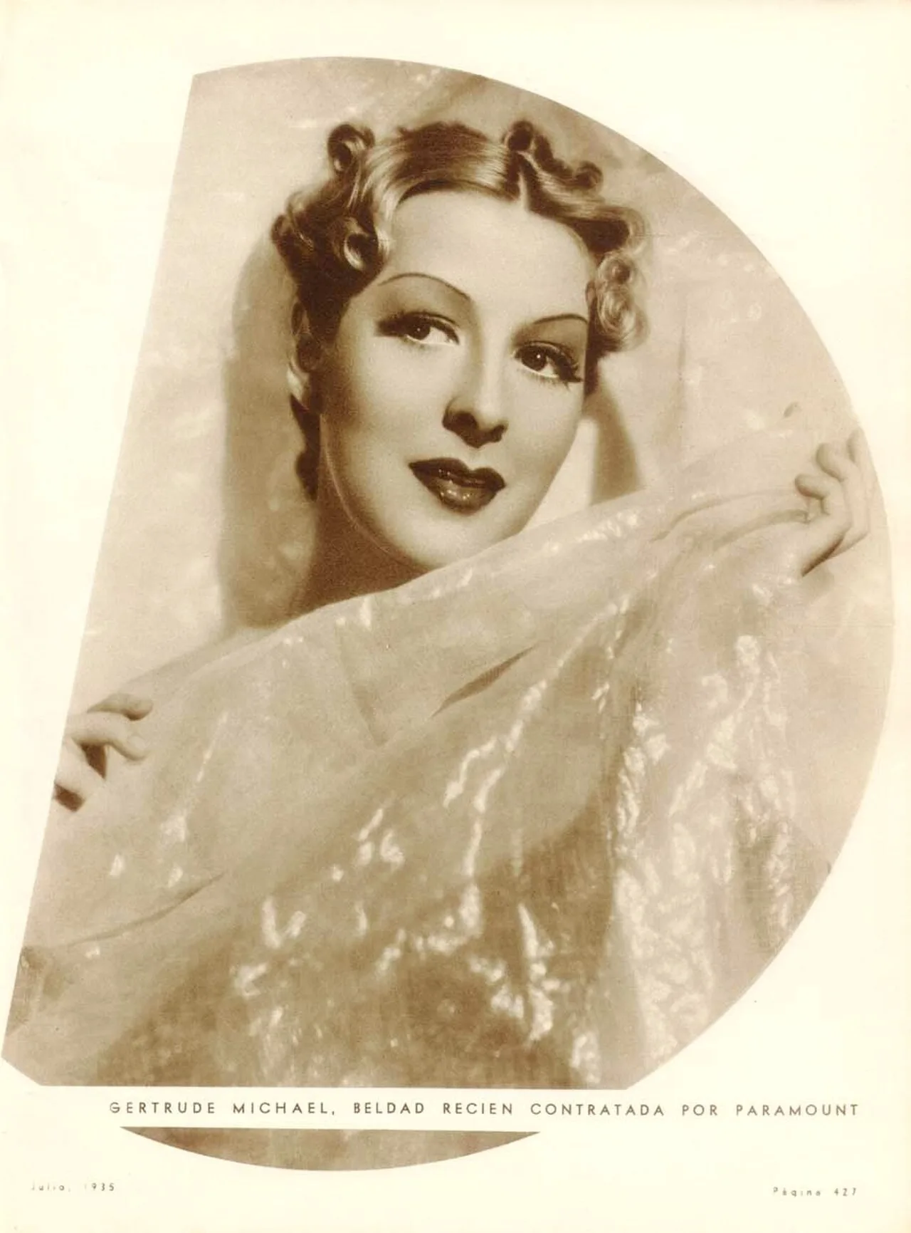 Porträt von Gertrude Michael (1911–1964) – Gedenkseite