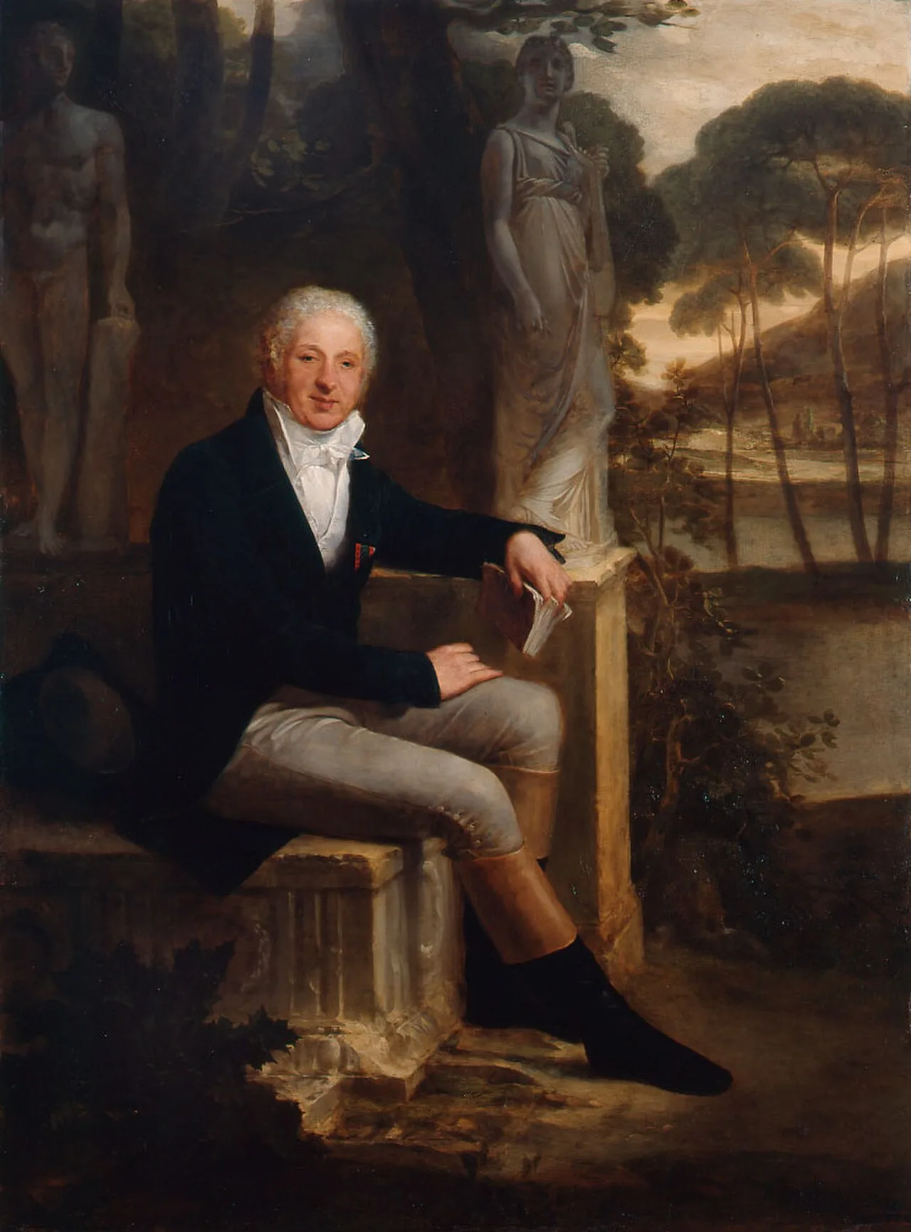 Porträt von Giovanni Battista Sommariva (1762–1826) – Gedenkseite
