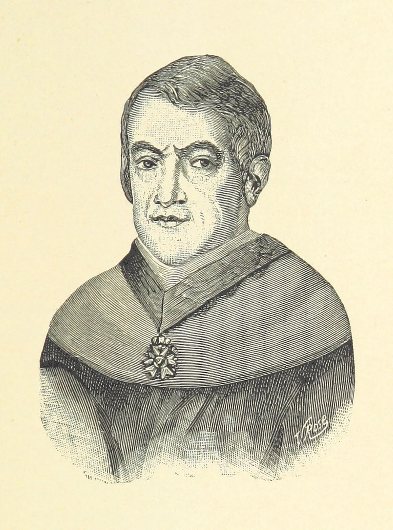 Porträt von Guillaume Jean Favard de Langlade (1762–1831) – Gedenkseite
