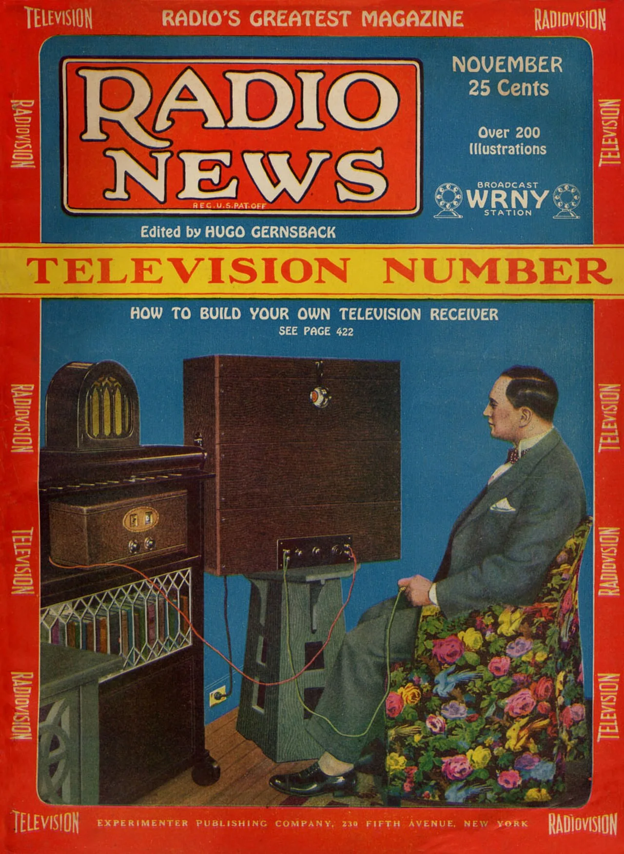 Porträt von Hugo Gernsback (1884–1967) – Gedenkseite
