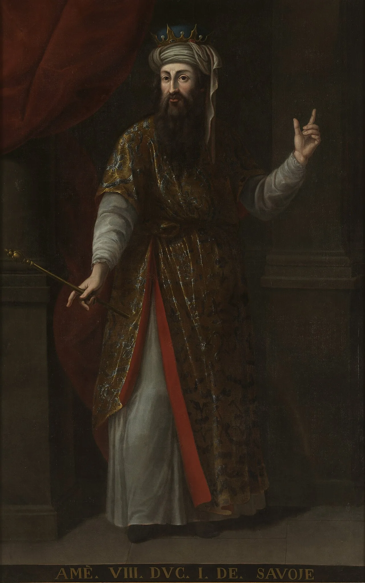 Porträt von Felix V. (1383–1451) – Gedenkseite