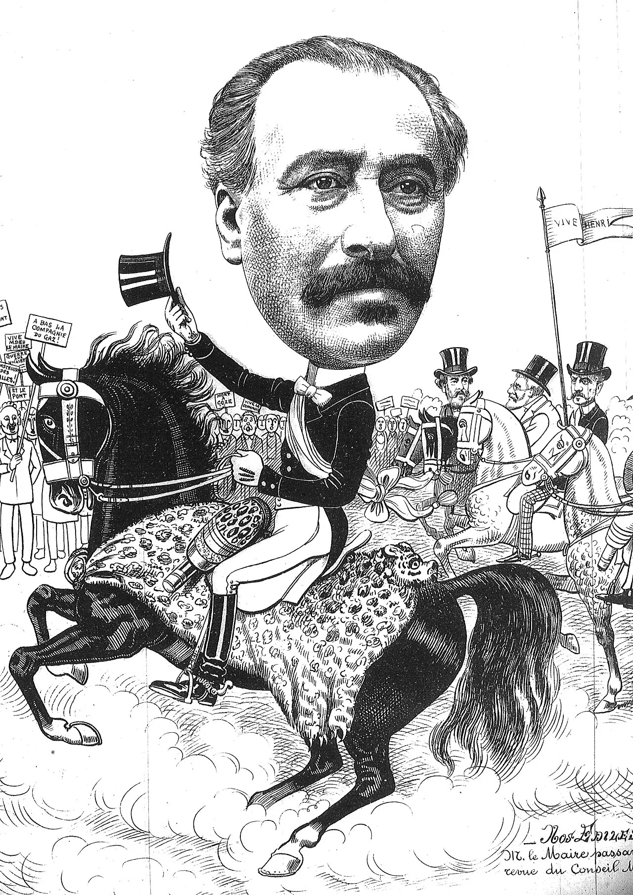 Porträt von Henri Henrot (1838–1919) – Gedenkseite