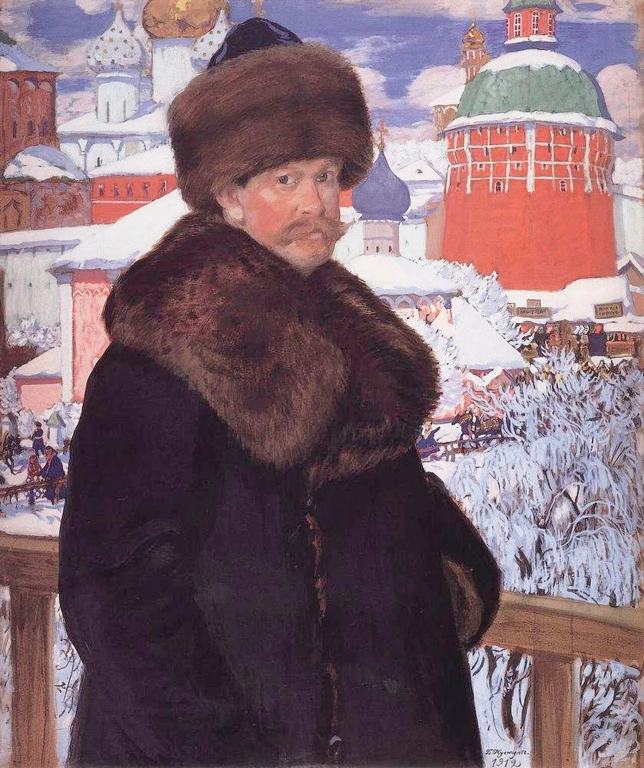 Portrait of Boris Michailowitsch Kustodijew (1878–1927) – memorial page