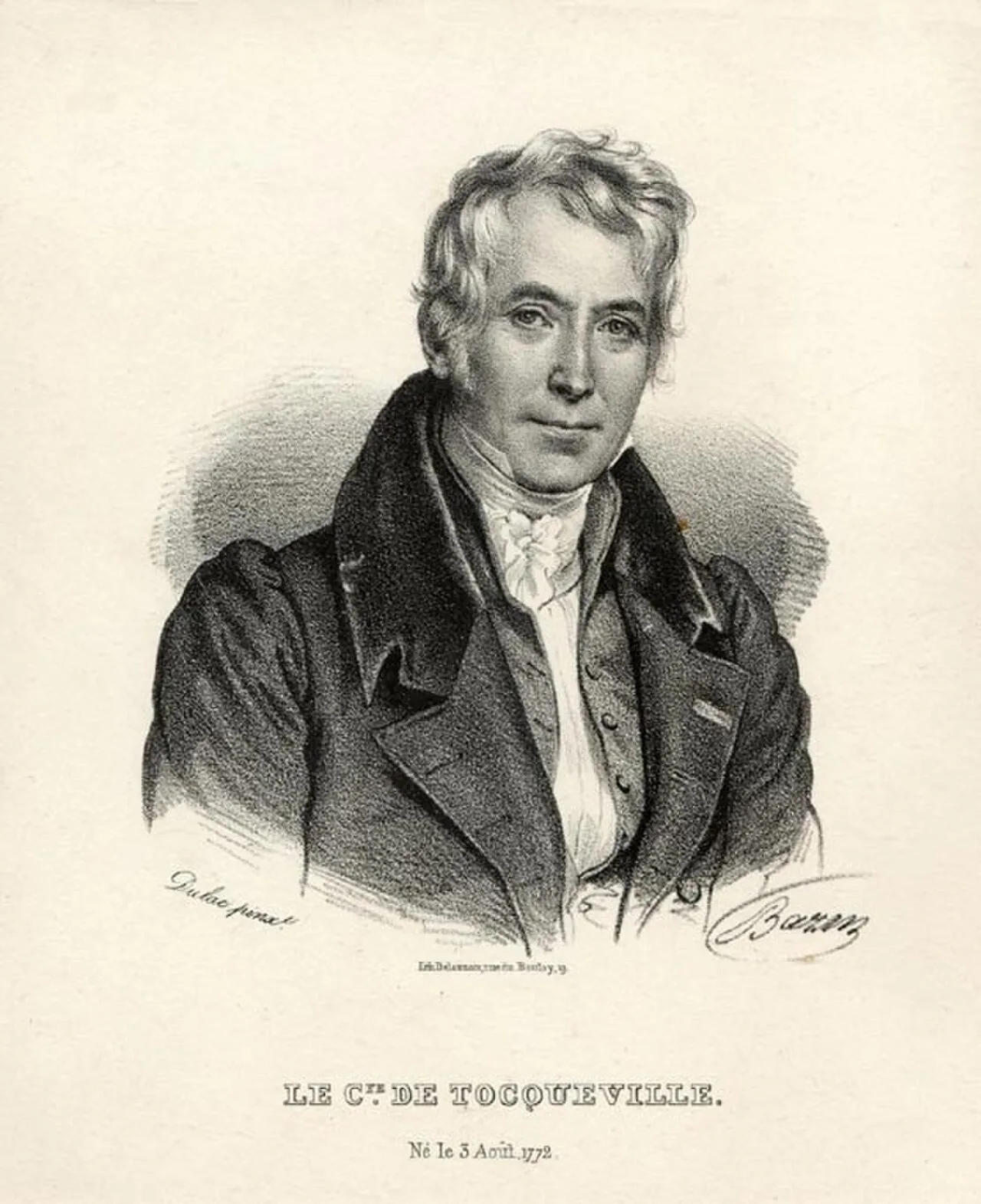 Porträt von Hervé Tocqueville (1772–1856) – Gedenkseite