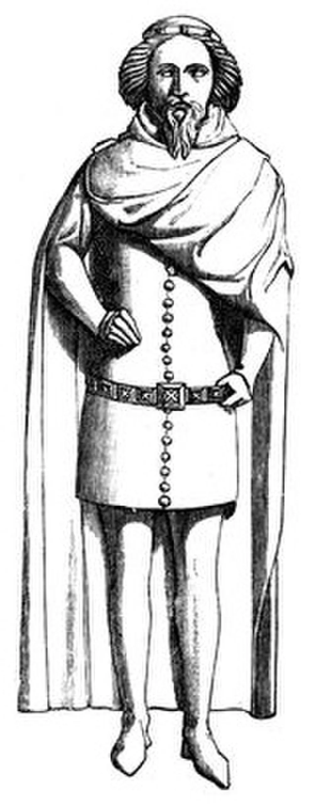 Porträt von Lionel of Antwerp, 1. Duke of Clarence (1338–1368) – Gedenkseite