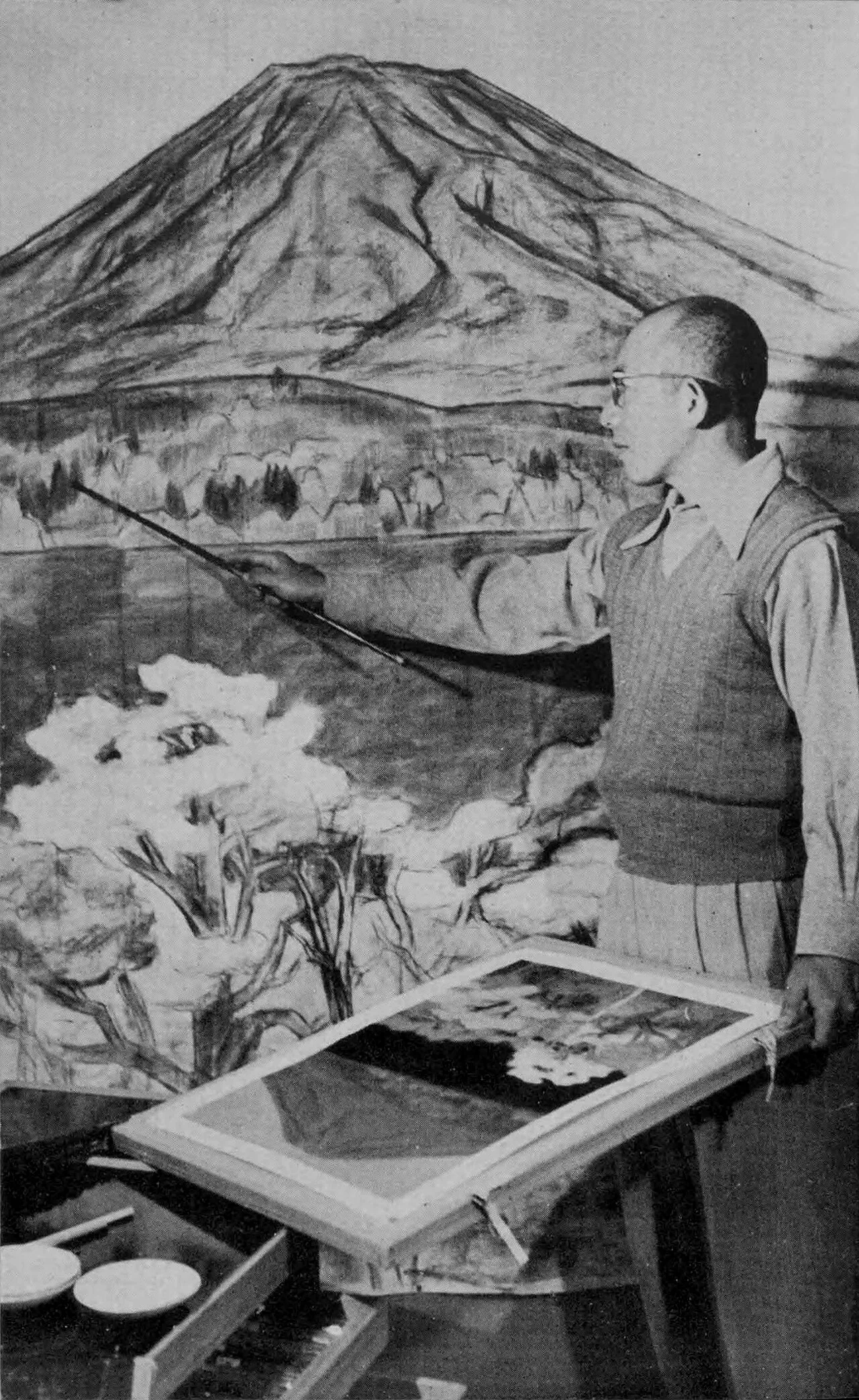 Porträt von Higashiyama Kaii (1908–1999) – Gedenkseite