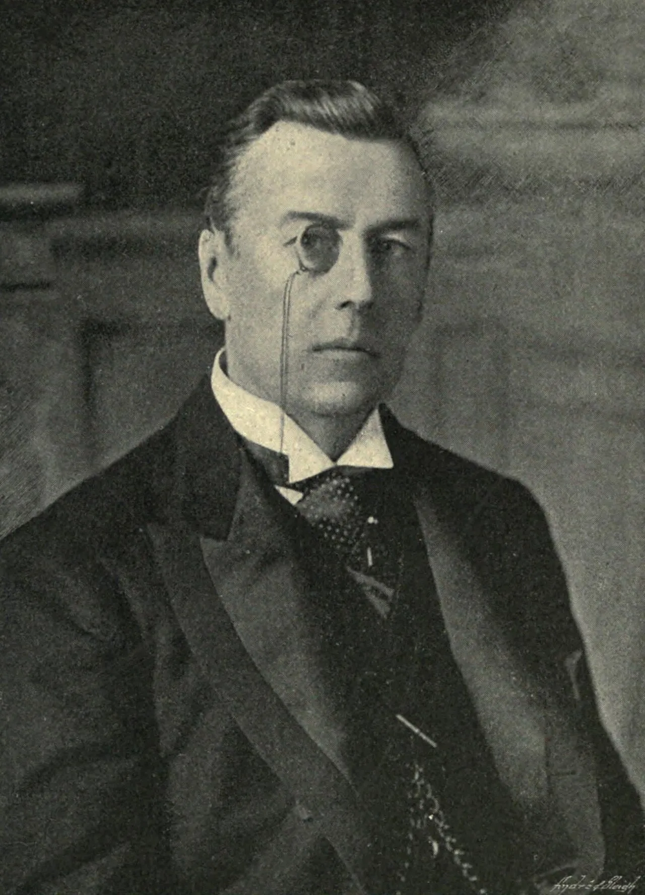 Porträt von Joseph Chamberlain (1836–1914) – Gedenkseite