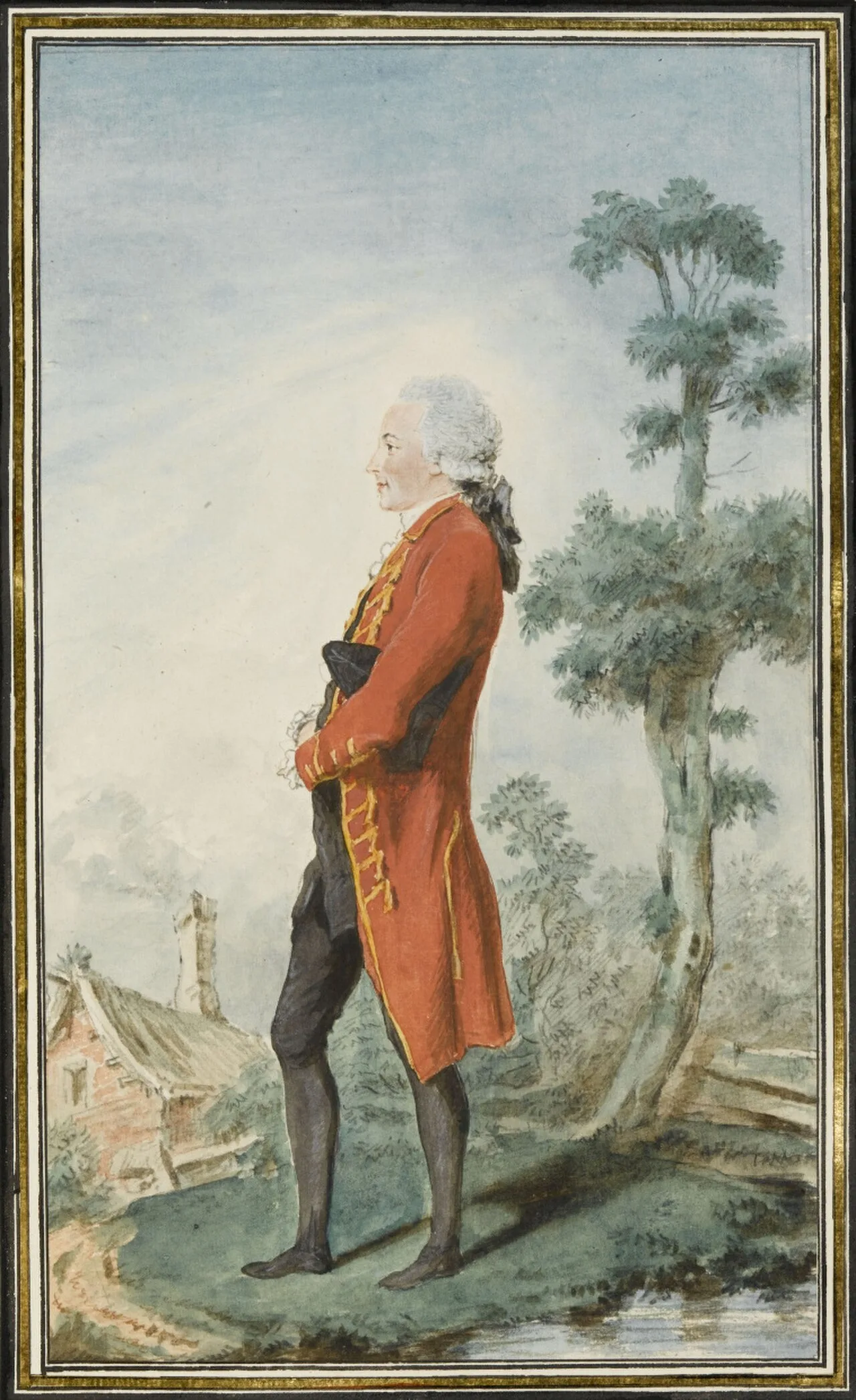 Porträt von Jean-Balthazar d'Adhémar (1736–1790) – Gedenkseite