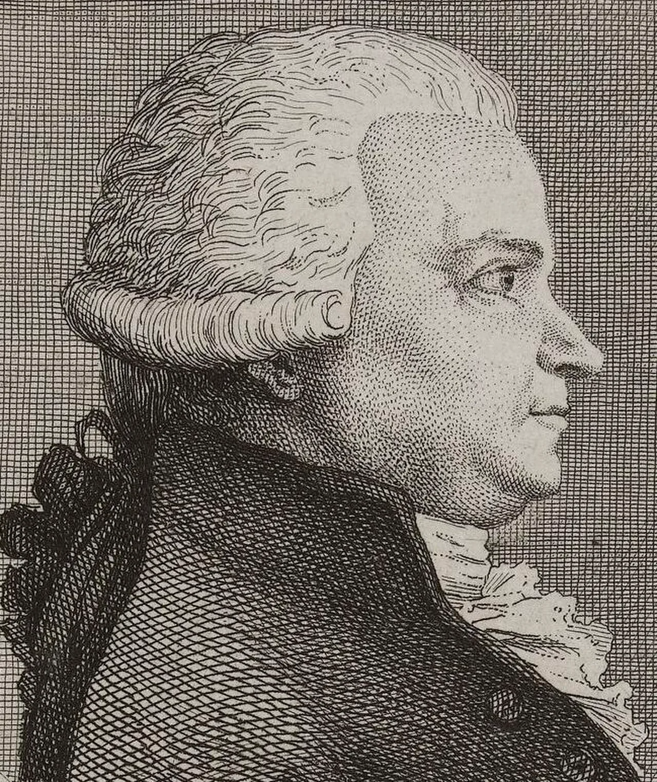 Porträt von Jean-Baptiste-Jacques Poultier (1731–1803) – Gedenkseite