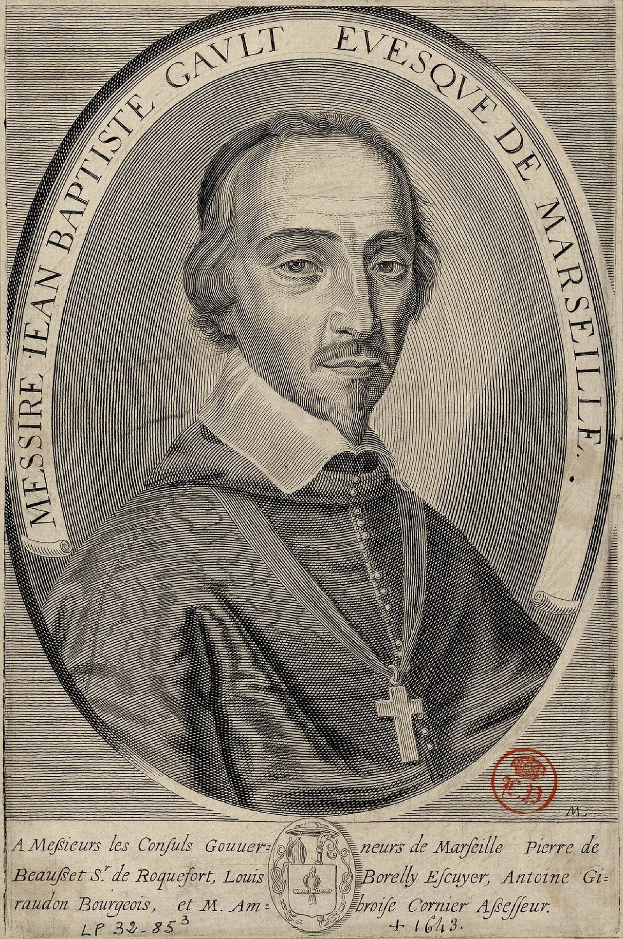 Porträt von Jean-Baptiste Gault (1595–1643) – Gedenkseite