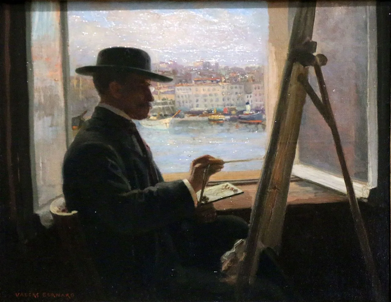 Porträt von Jean Baptiste Joseph Olive (1848–1936) – Gedenkseite