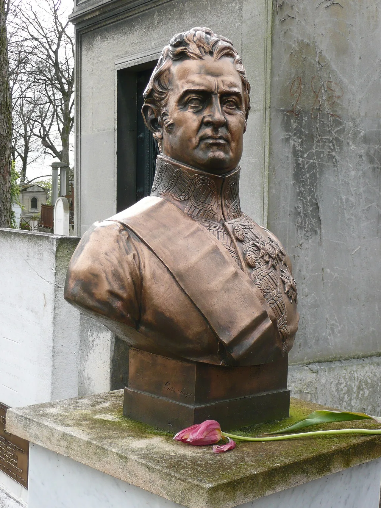 Porträt von Jean-François Xavier de Ménard (1756–1831) – Gedenkseite