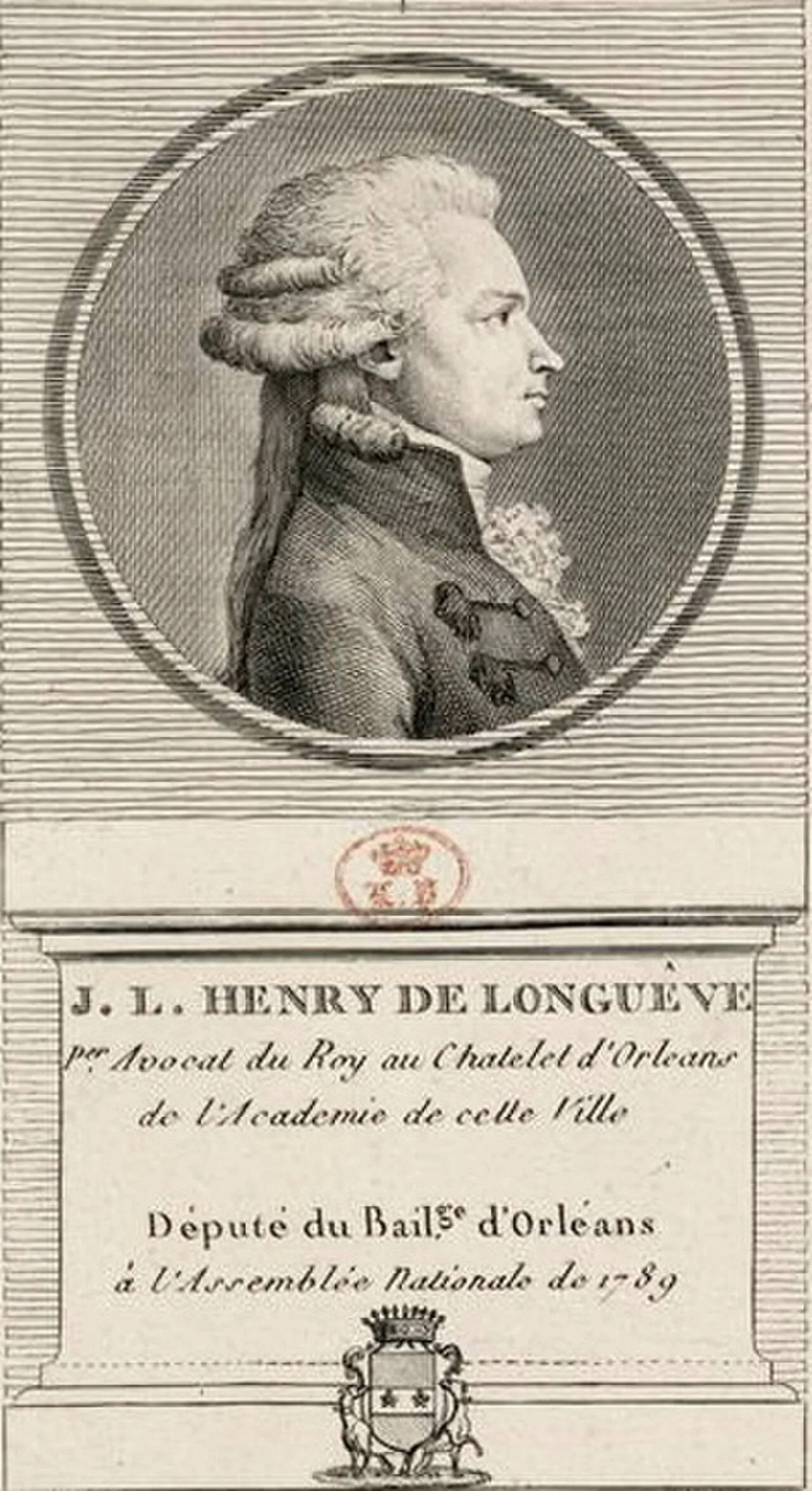 Portrait of Jean-Louis Henry de Longuêve (1752–1841) – memorial page