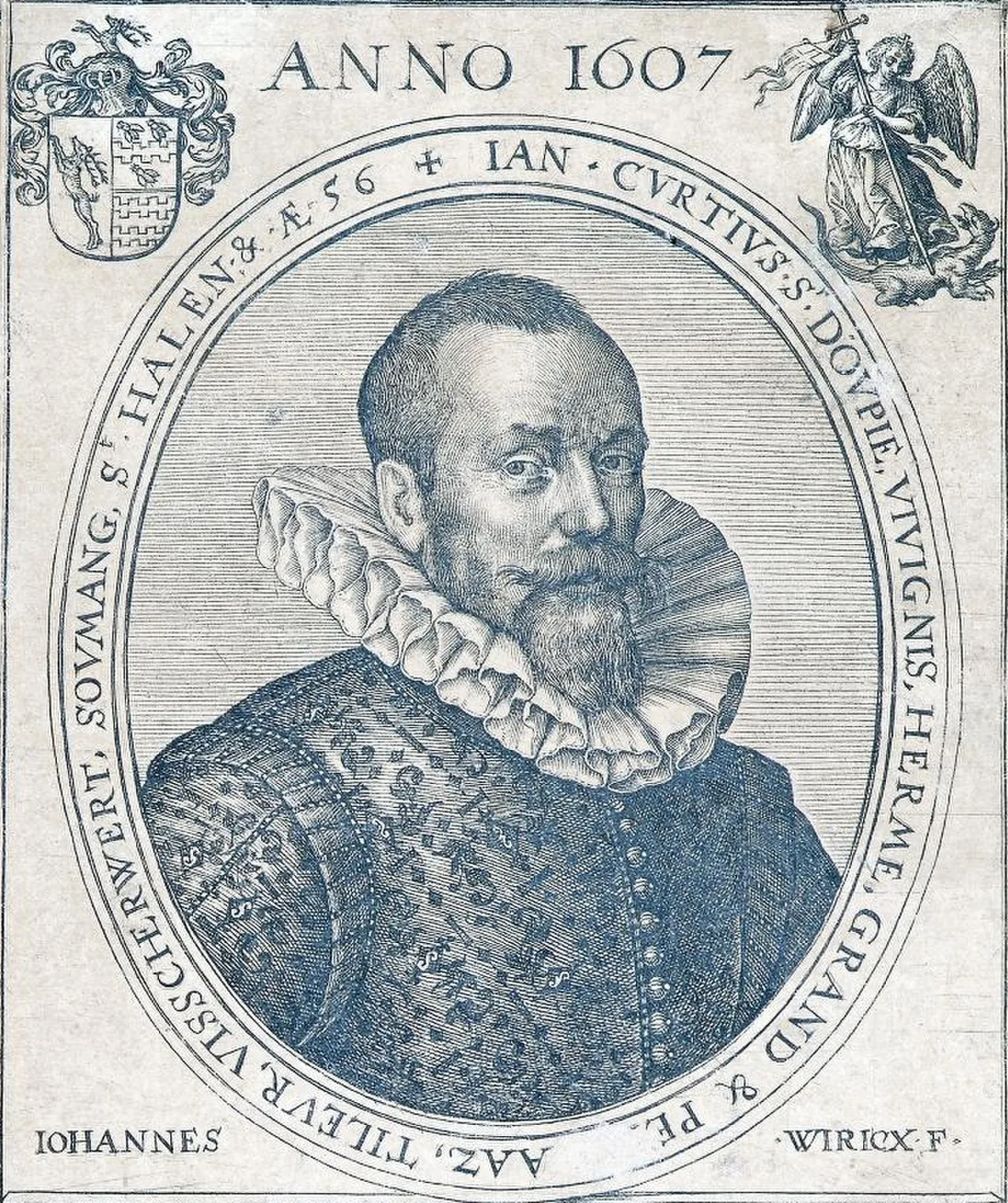Porträt von Jean Curtius (1551–1628) – Gedenkseite