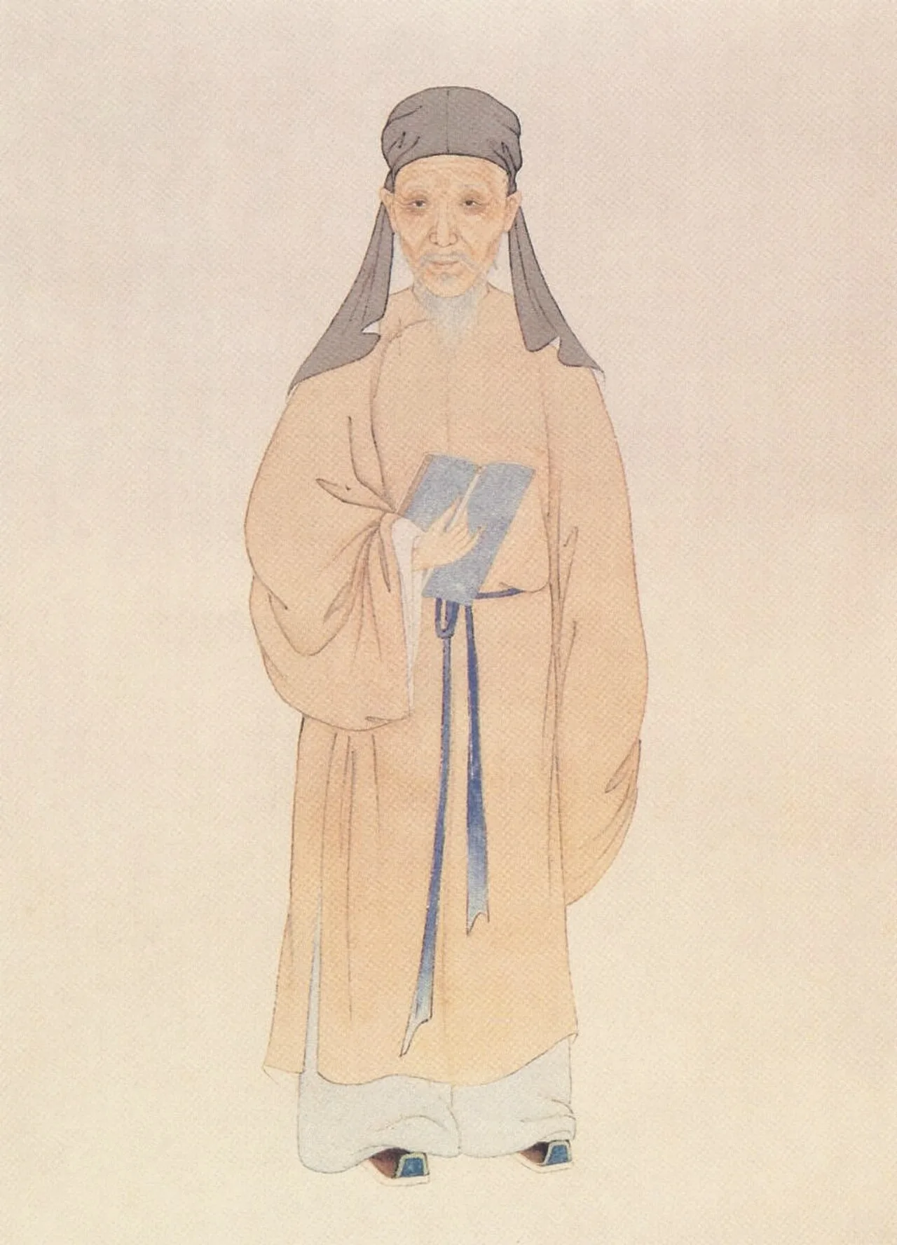 Porträt von Huang Zongxi (1610–1695) – Gedenkseite