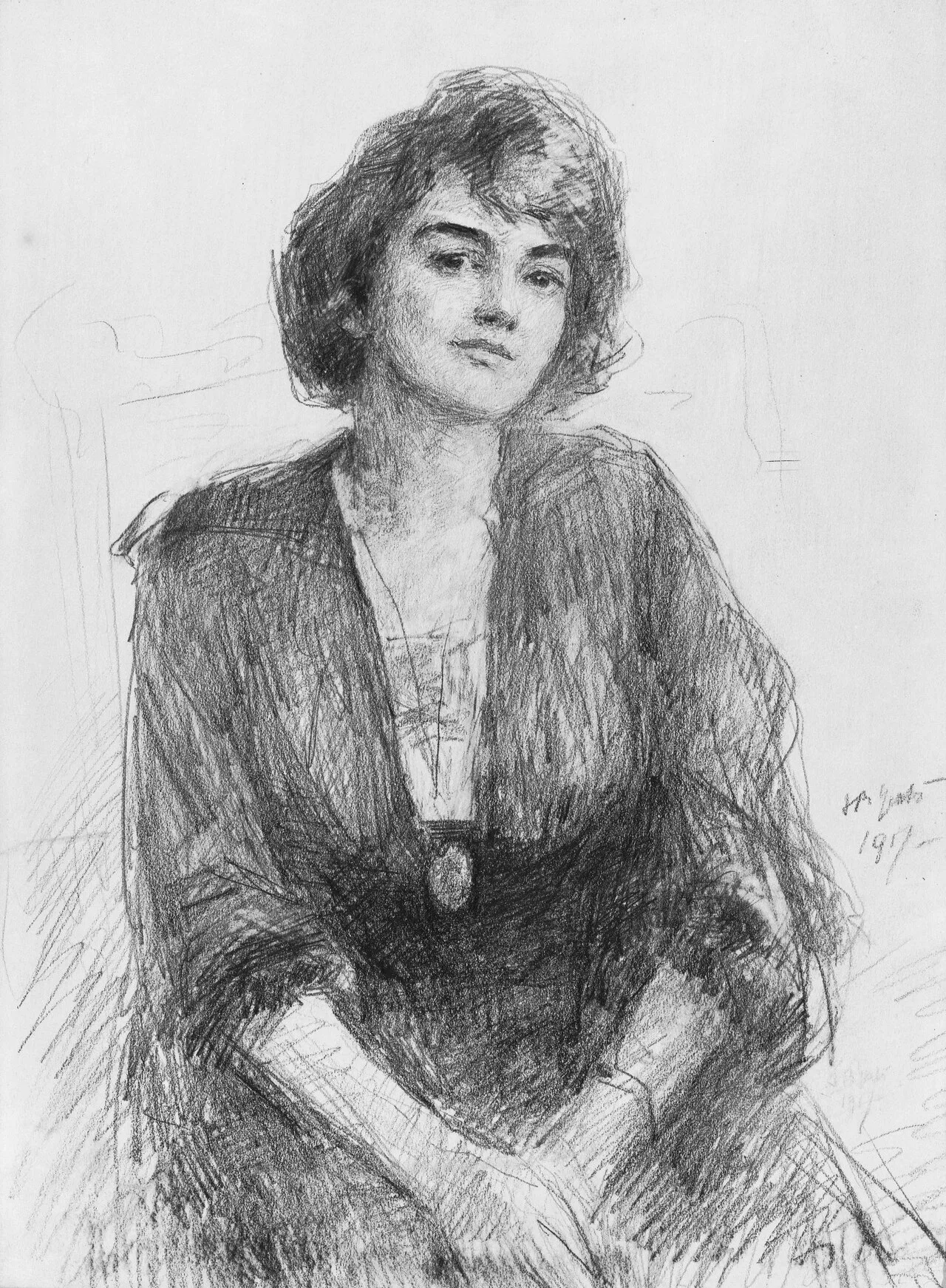 Porträt von Jeanne Robert Foster (1879–1970) – Gedenkseite