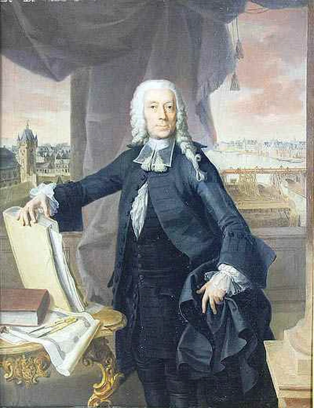 Porträt von Johann Friedrich Armand von Uffenbach (1687–1769) – Gedenkseite