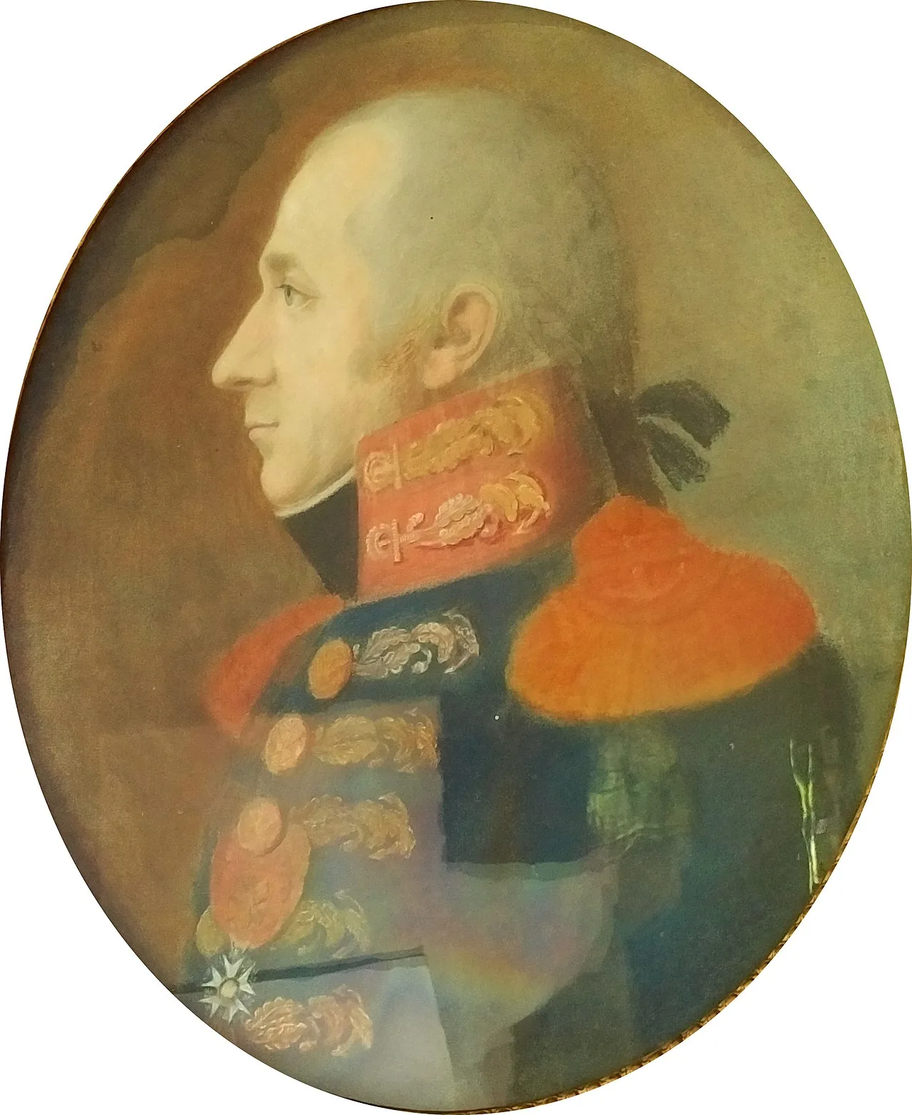 Porträt von Joseph Krohm (1766–1823) – Gedenkseite
