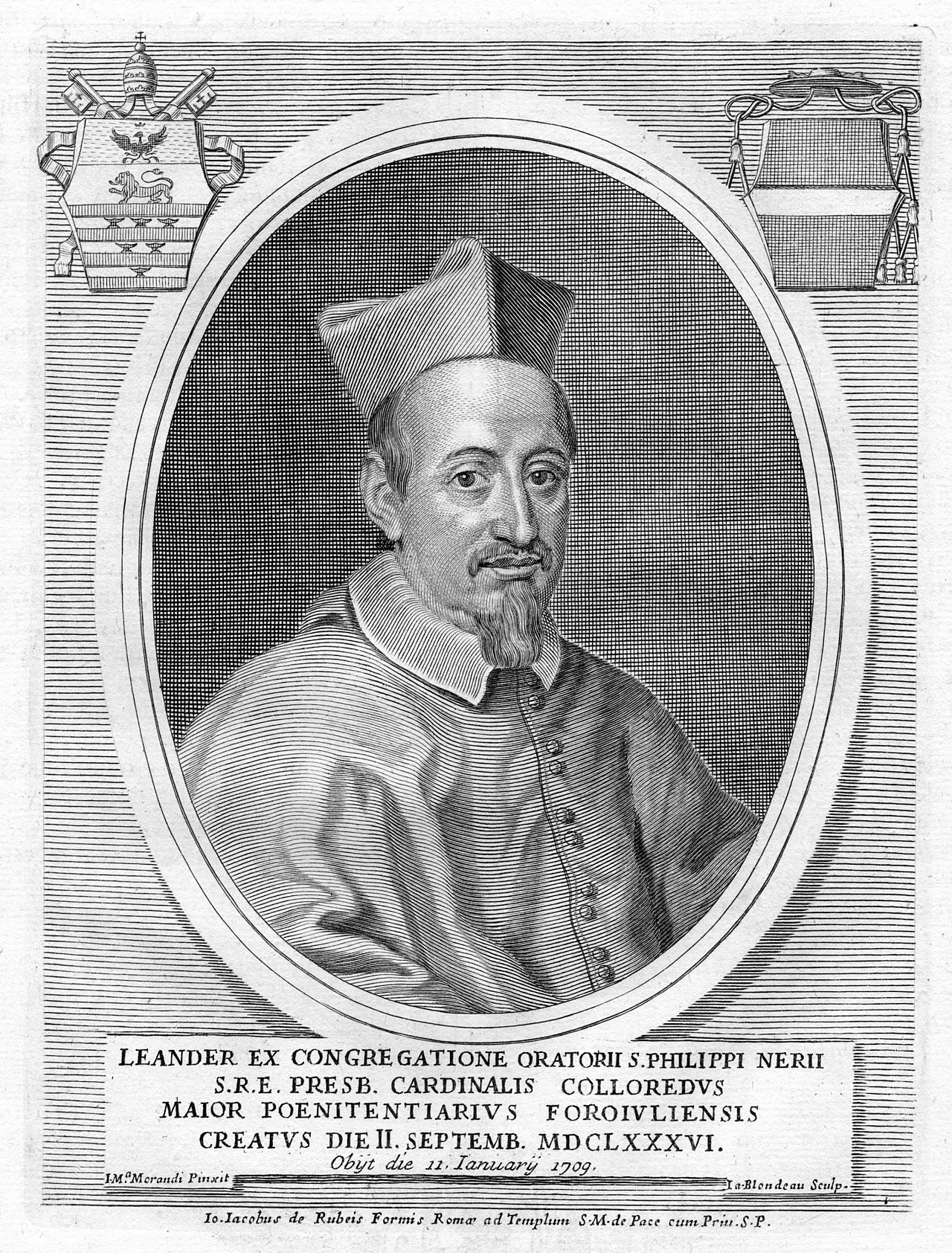 Porträt von Leandro Colloredo (1639–1709) – Gedenkseite