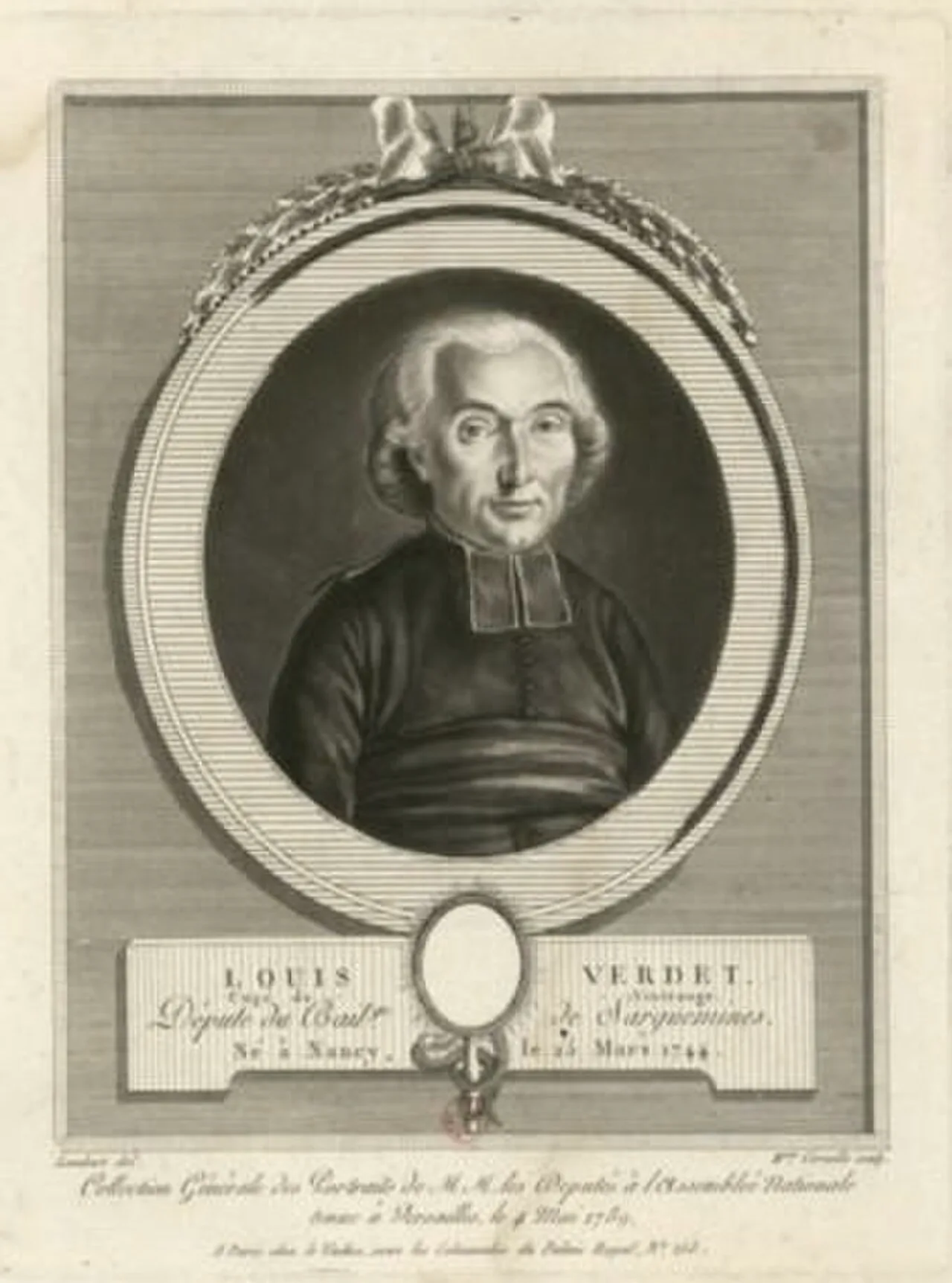 Portrait of Louis Verdet (1744–1819) – memorial page