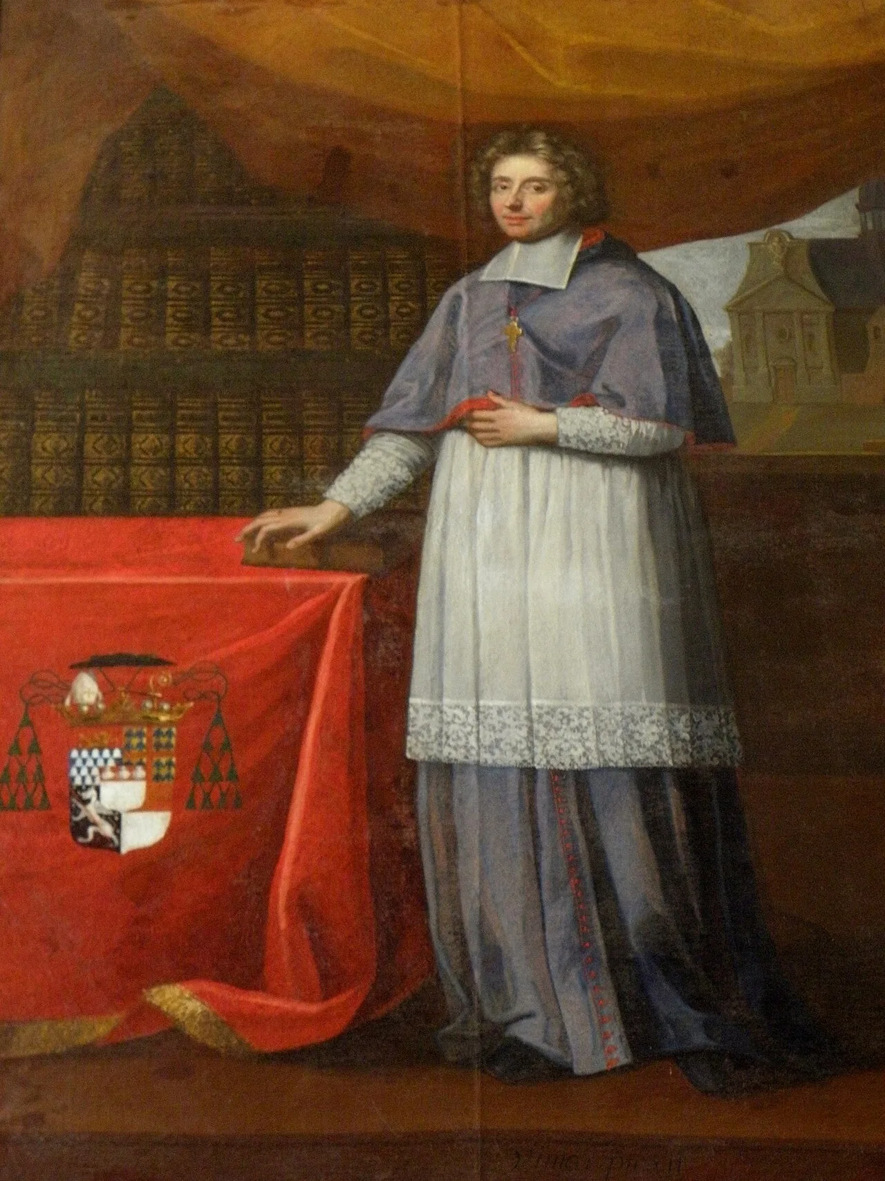 Porträt von Louis de La Vergne-Montenard de Tressan (1638–1712) – Gedenkseite