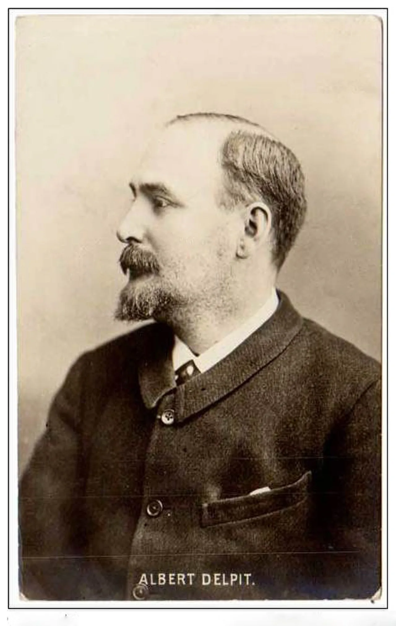 Porträt von Albert Delpit (1849–1893) – Gedenkseite
