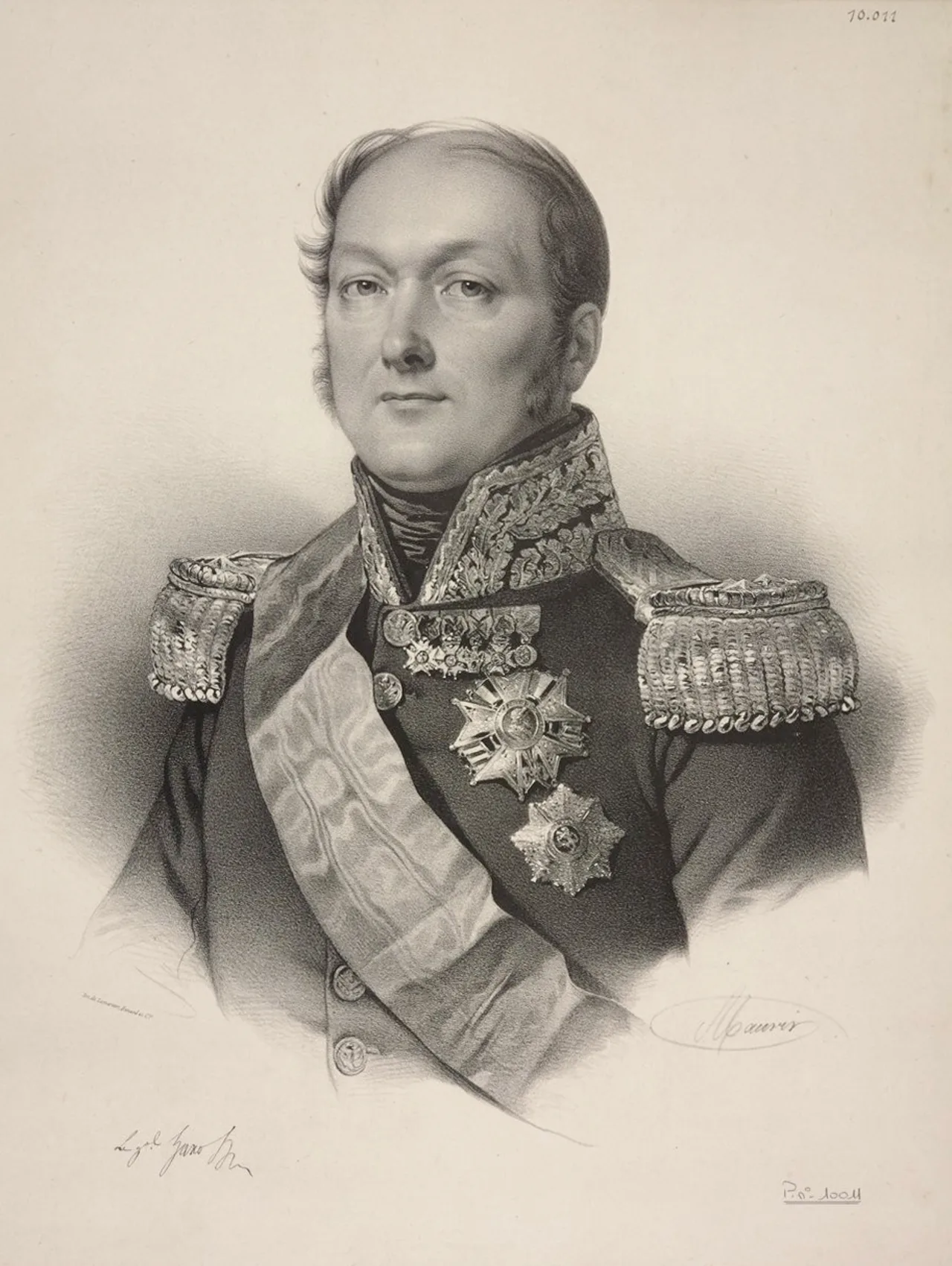 Porträt von François Nicolas Benoît Haxo (1774–1838) – Gedenkseite