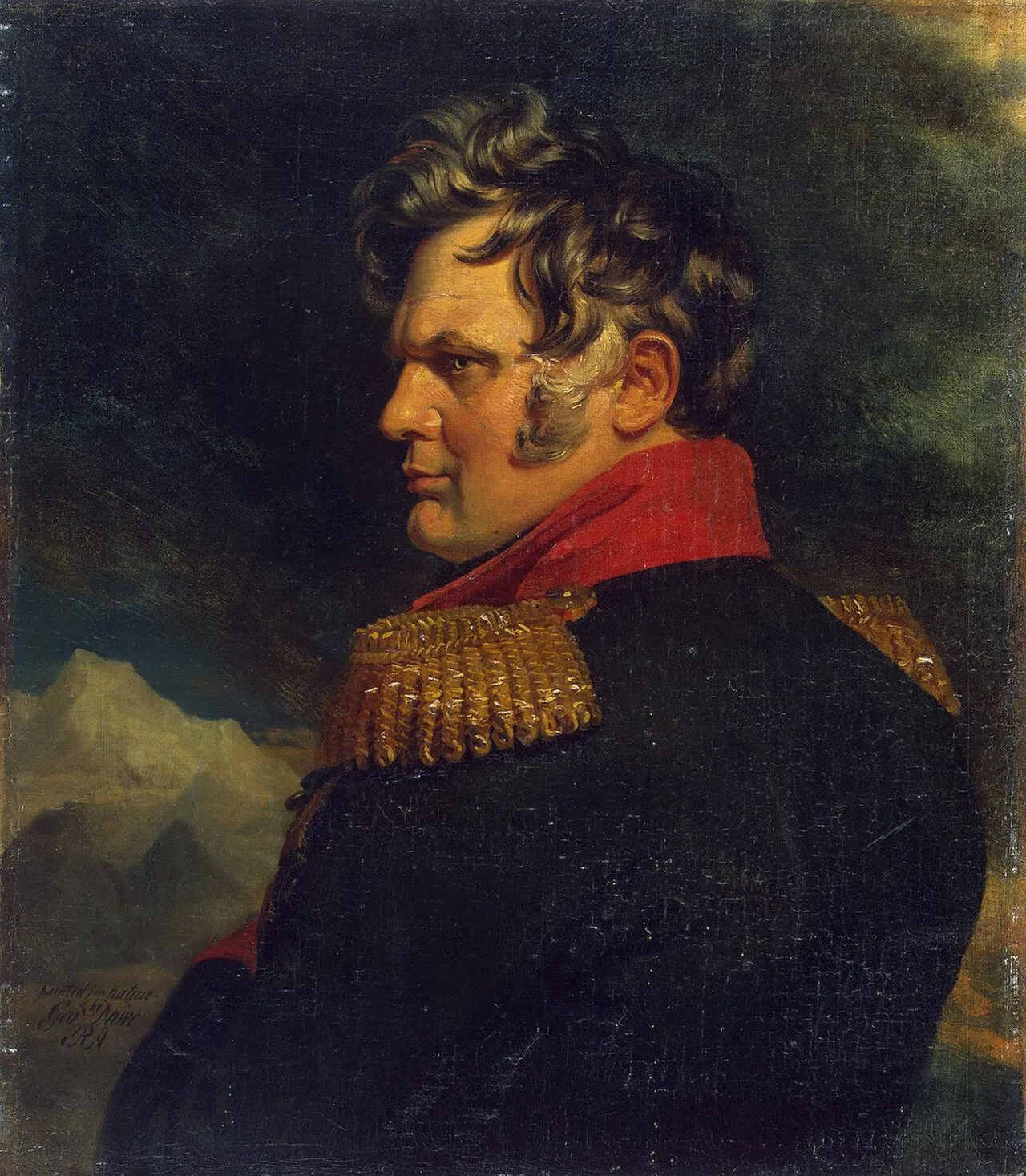 Porträt von Alexei Petrowitsch Jermolow (1777–1861) – Gedenkseite